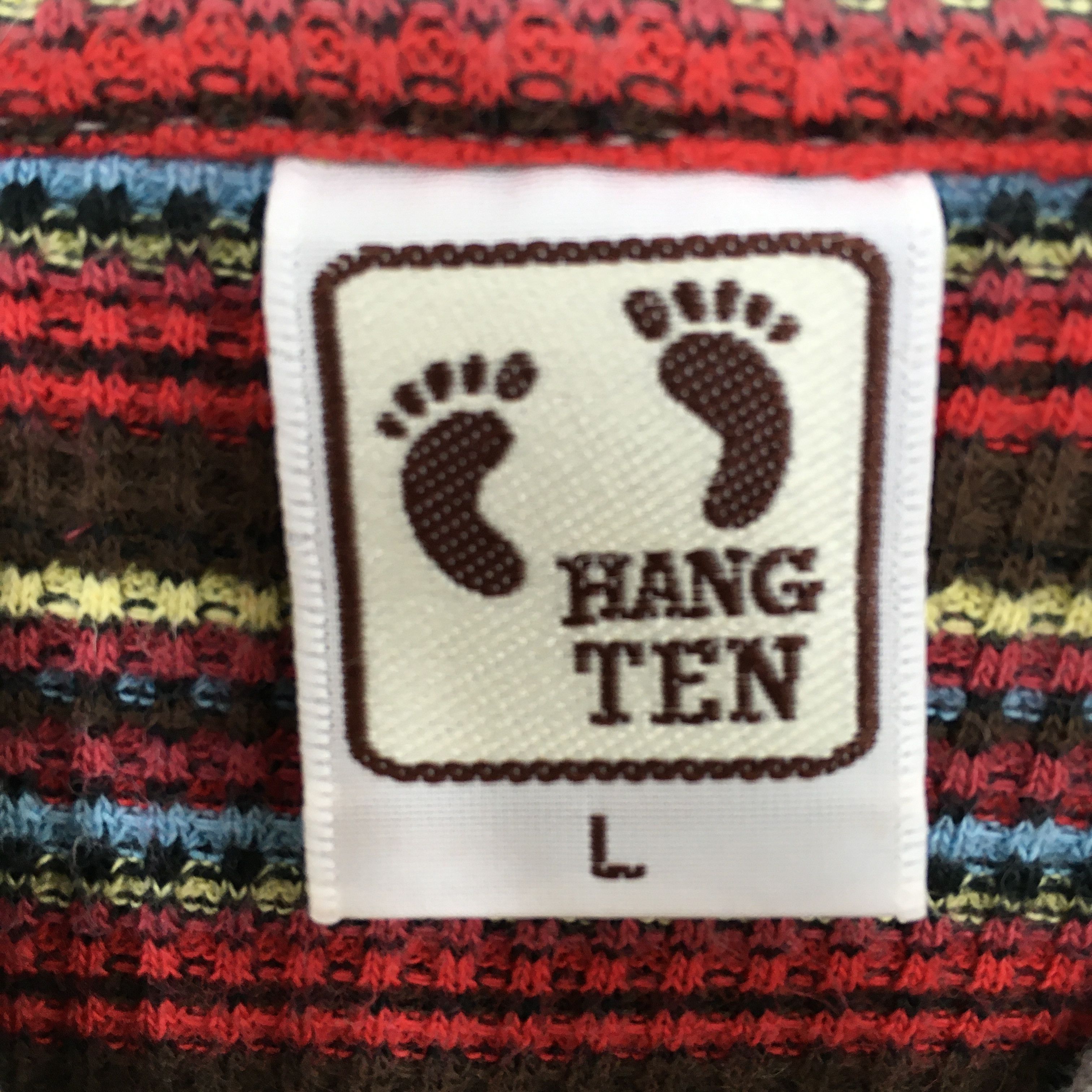 Hang Ten Vintage Hang Ten Surfing Zipper Gray Hoodie Large Size US L / EU 52-54 / 3 - 3 Thumbnail