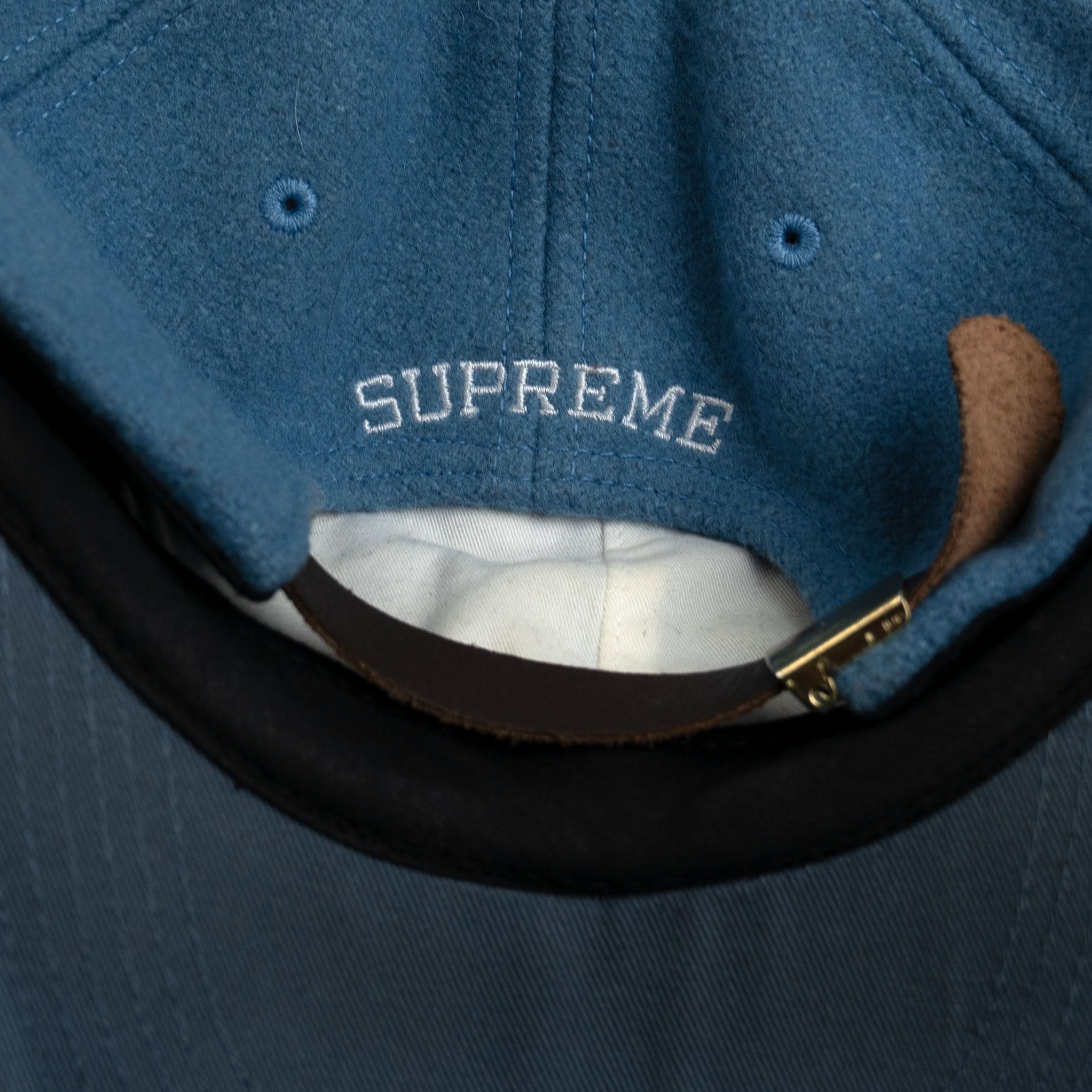 Supreme Supreme FW15 2015 Light Blue Wool S Logo Hat Size ONE SIZE - 3 Thumbnail