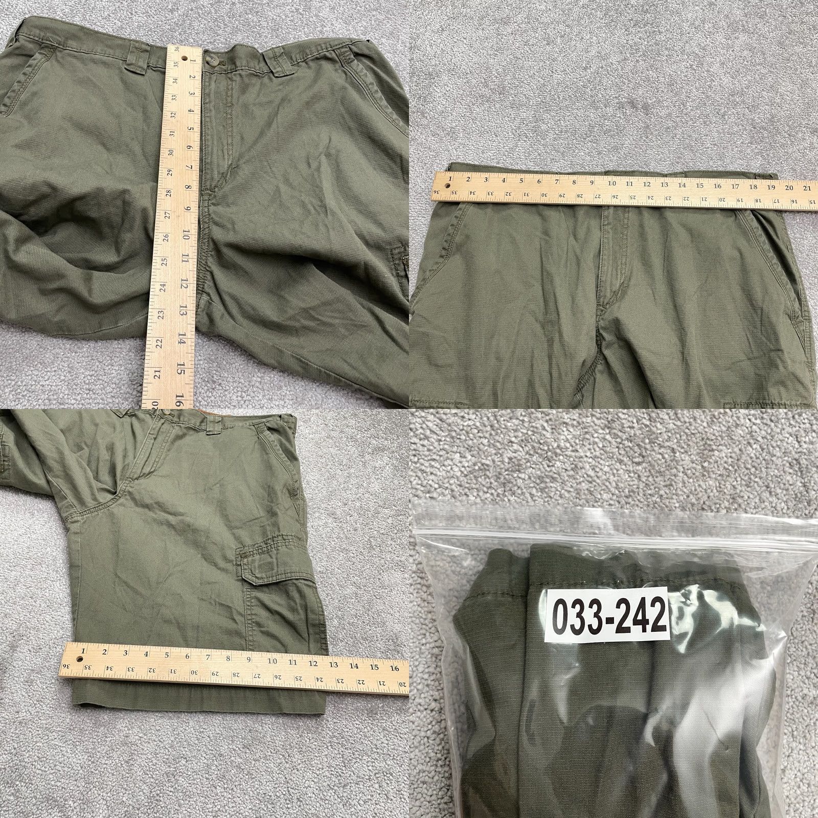 Eddie Bauer Eddie Bauer Cargo Shorts Mens 40 Army Green 100% Cotton Pockets Outdoor Casual Cargo Shorts Mens 40 Green Casual Outdoors Men Size US 40 / EU 56 - 9 Thumbnail