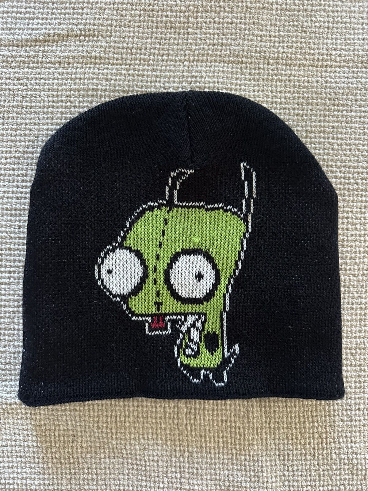 Nickelodeon × Vintage RARE Vintage 2002 Nickelodeon Invader Zim GIR Skull Cap Size ONE SIZE - 1 Thumbnail