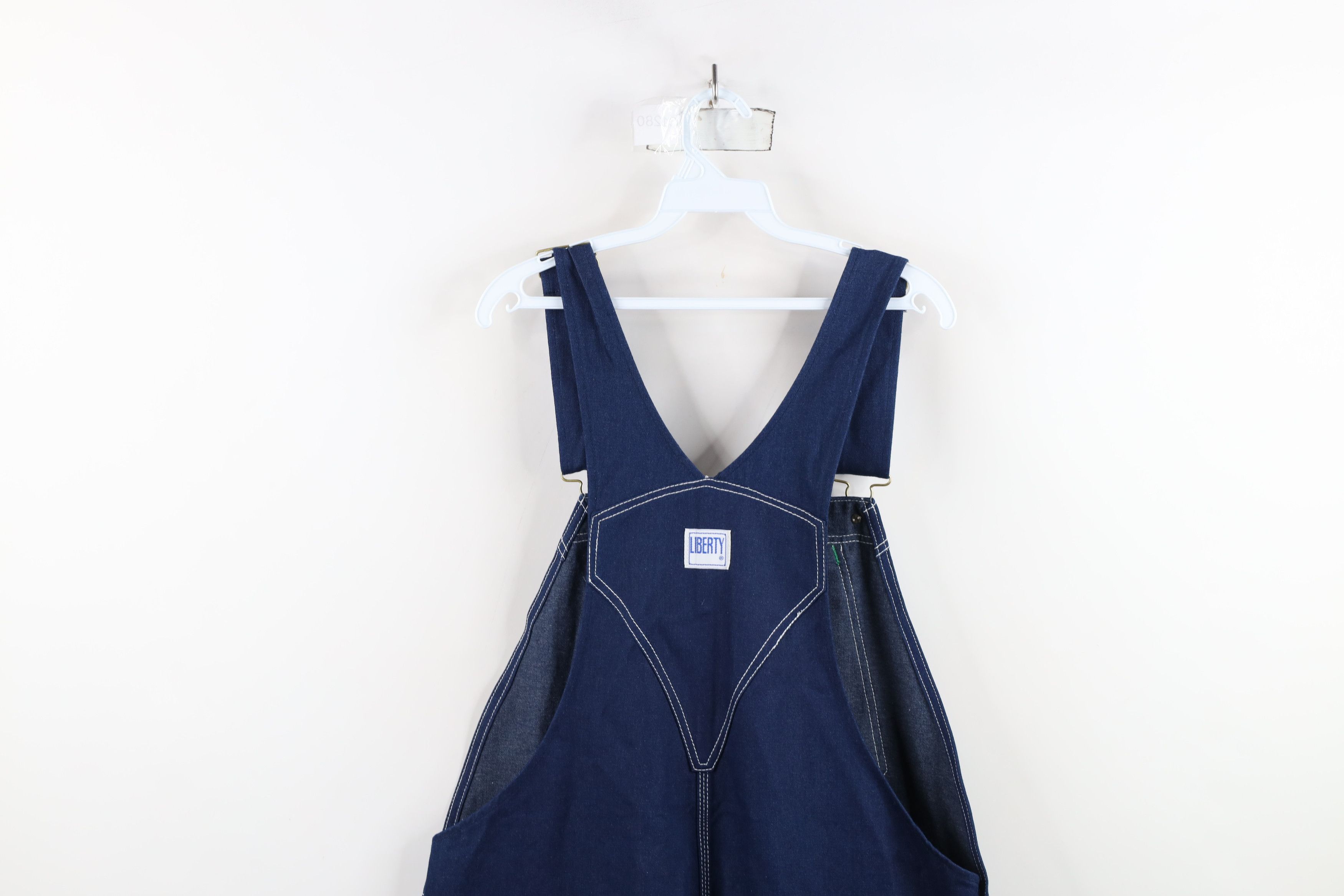 Vintage Vintage 90s Streetwear Faded Wide Leg Denim Jean Overalls Size US 40 / EU 56 - 13 Thumbnail