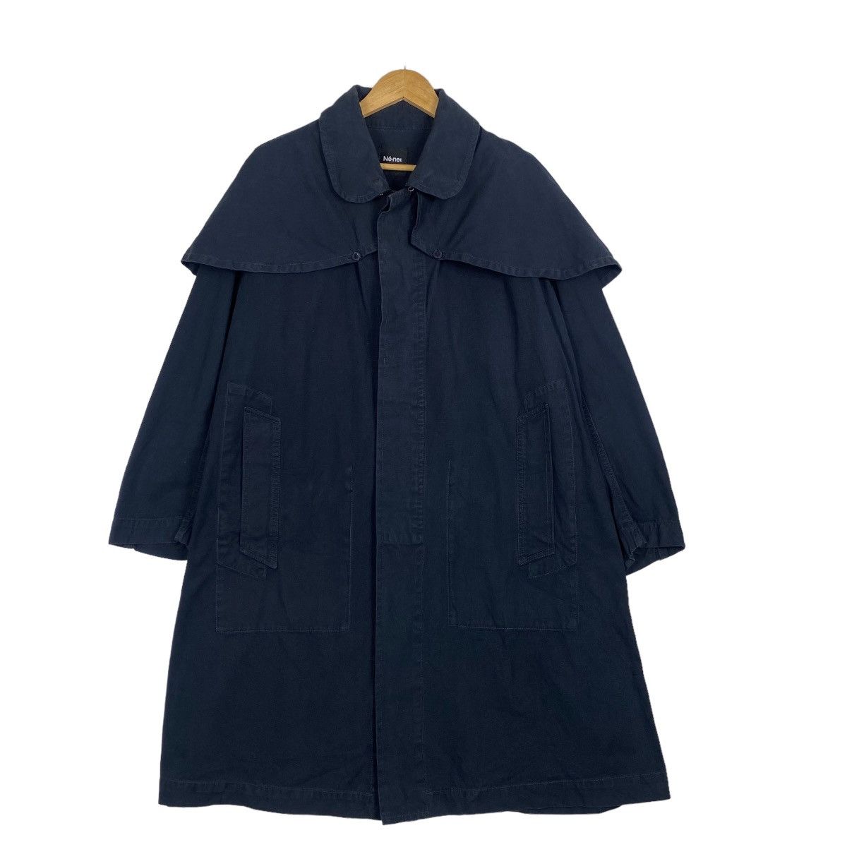 Issey Miyake Ne-net by Issey Miyake trenchcoat double circle arm Size US L / EU 52-54 / 3 - 1 Thumbnail