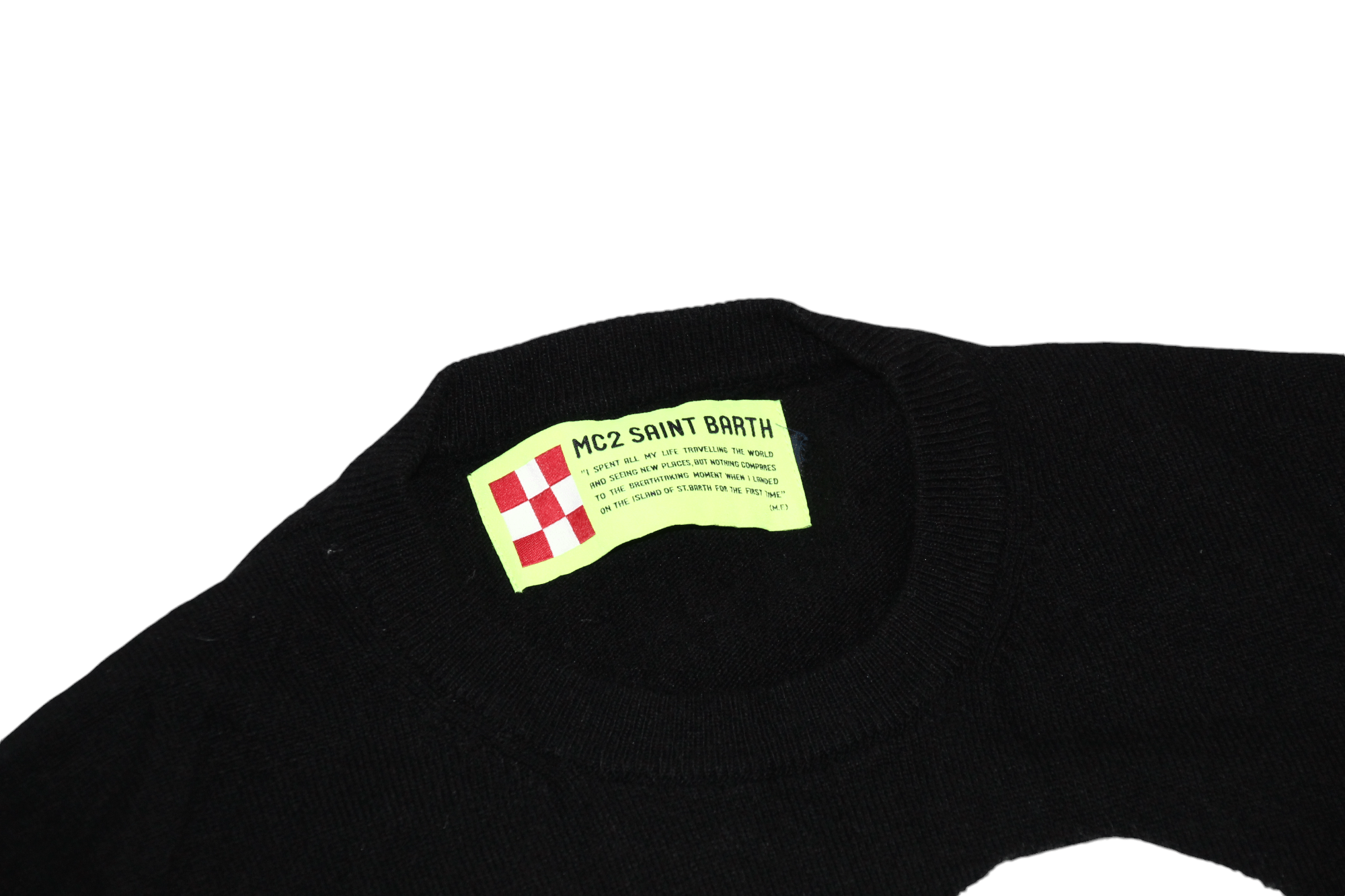 MC2 Saint Barth Mc2 Saint Barth MIckey Wink wool blend crew-neck sweater Size US S / EU 44-46 / 1 - 3 Thumbnail