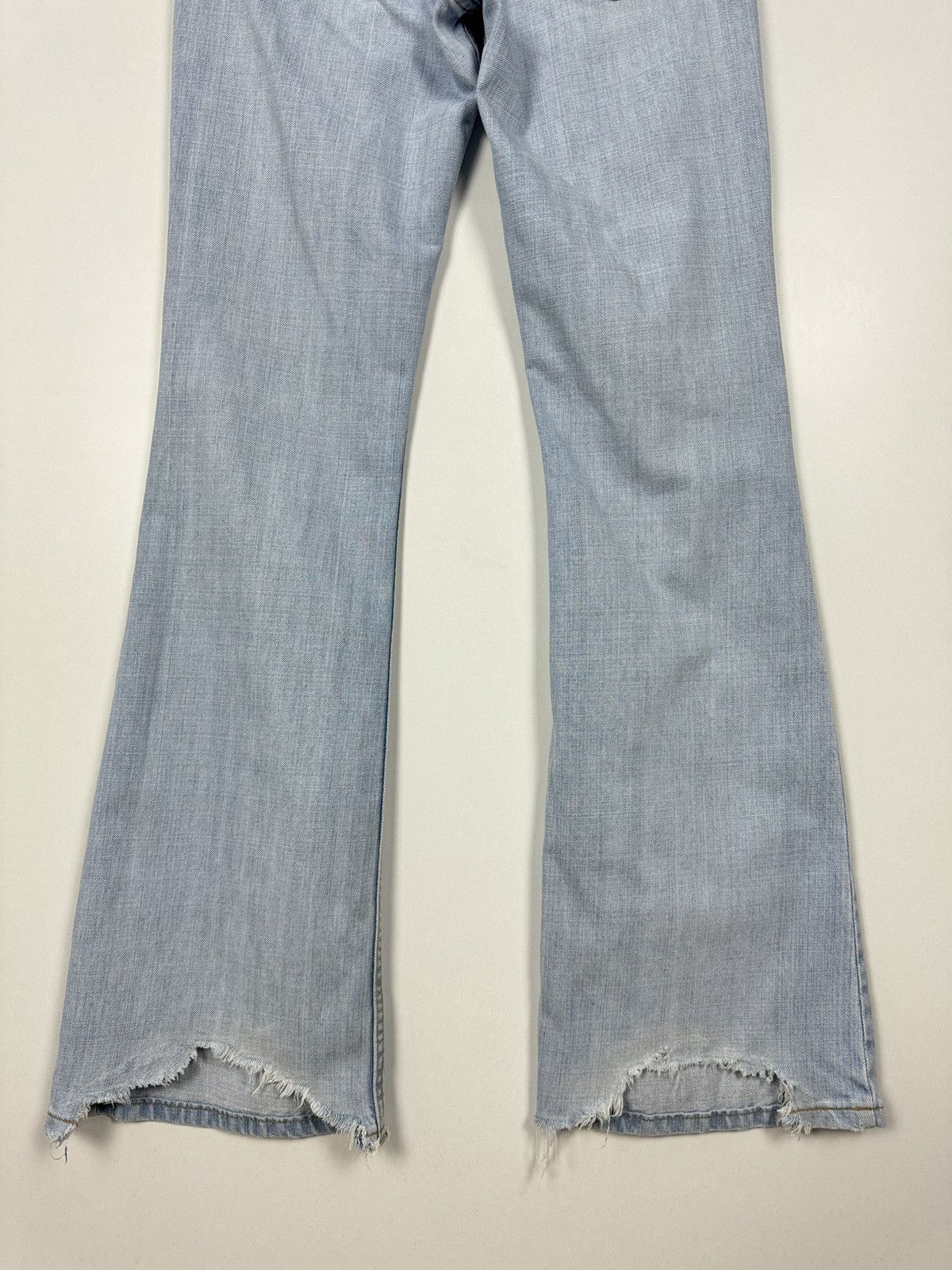 Lee Vintage Y2K 00s Lee Felton Flare Light Wash Denim Jeans Size US 29 - 10 Thumbnail