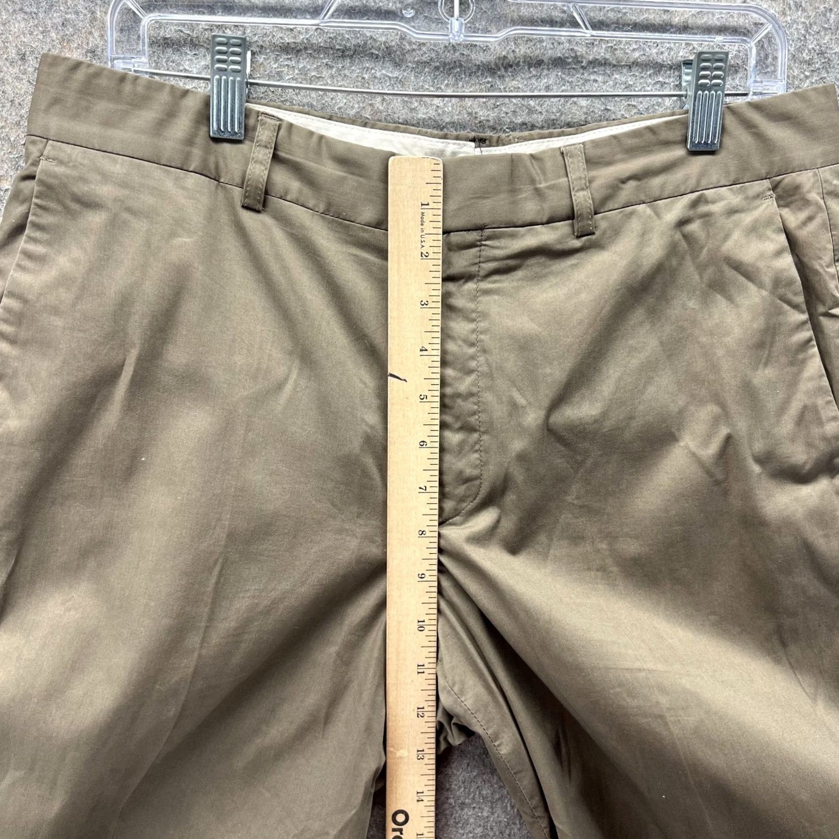 Ted Baker Ted Baker Pants Mens 32x31 Brown Cotton Chino Straight Leg Casual Wear Size US 32 / EU 48 - 7 Thumbnail