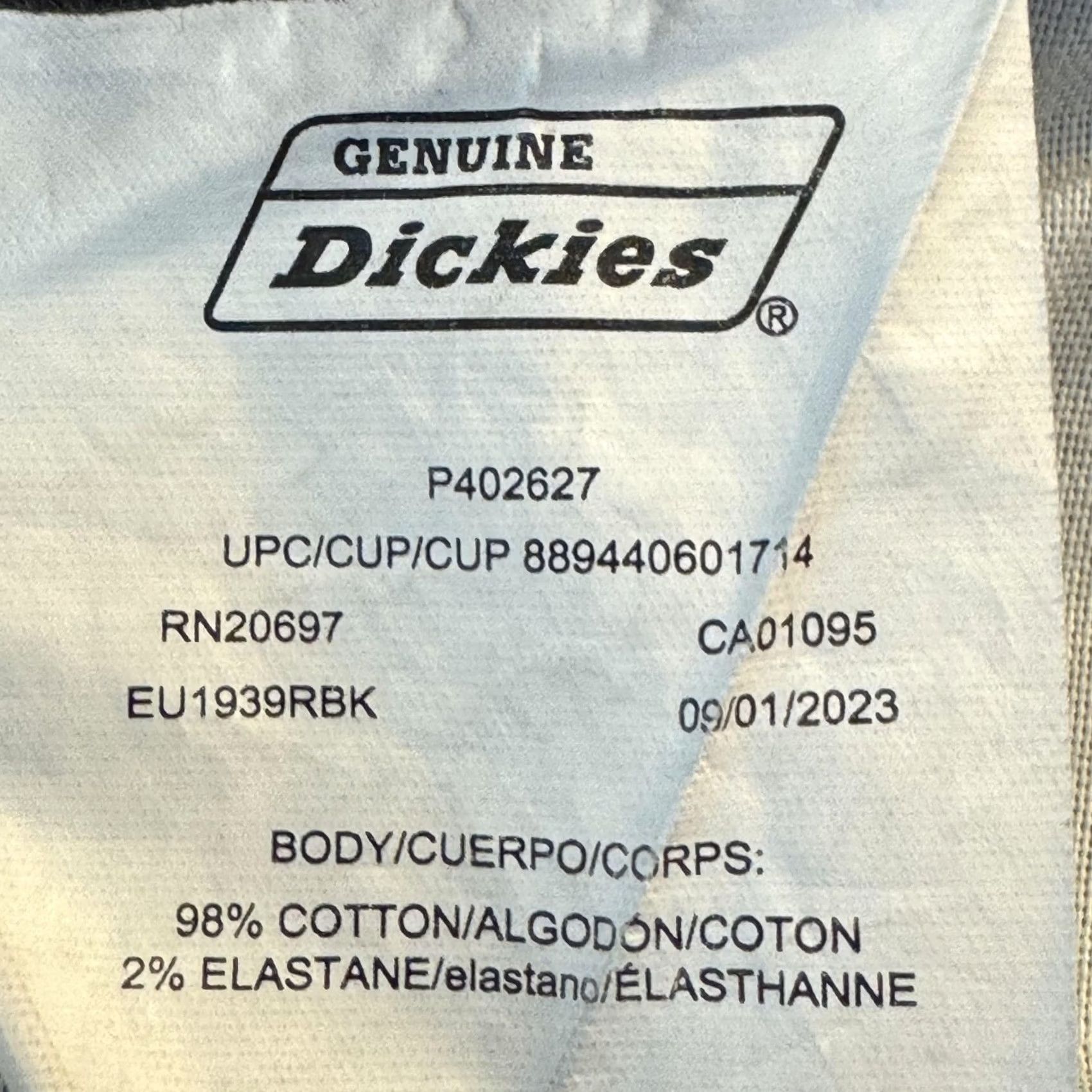 Dickies Dickies Pants Mens 36x32 Black Stretch Workwear Jeans Straight Leg EU1939RBK Size US 36 / EU 52 - 5 Thumbnail