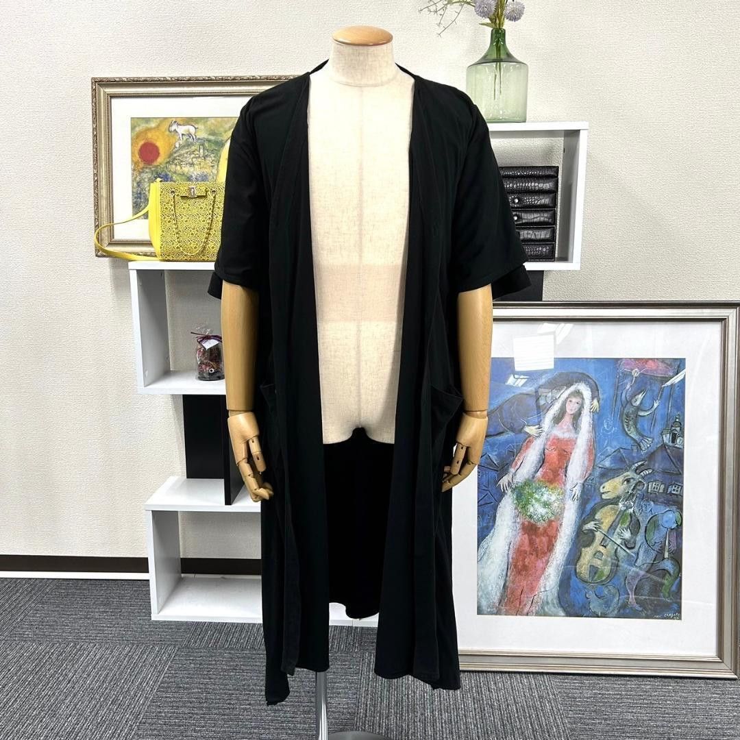 Yohji Yamamoto GROUND Y cotton half sleeve long cardigan GA-T12-040 Size US S / EU 44-46 / 1 - 2 Thumbnail