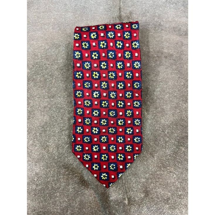 Ermenegildo Zegna Ermenegildo Zegna Daisies Preppy Silk Tie Floral Made in Ita Size ONE SIZE - 1 Thumbnail