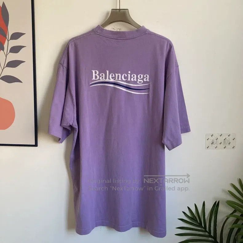 Balenciaga Balenciaga Purple Cola Short Sleeve Size US XS / EU 42 / 0 - 2 Thumbnail