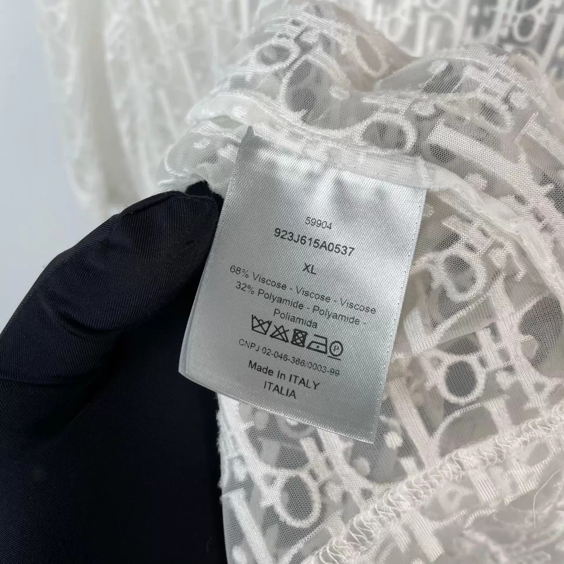 Dior Dior All Over Logo Short Sleeve Tee Size XL / US 12-14 / IT 48-50 - 4 Thumbnail