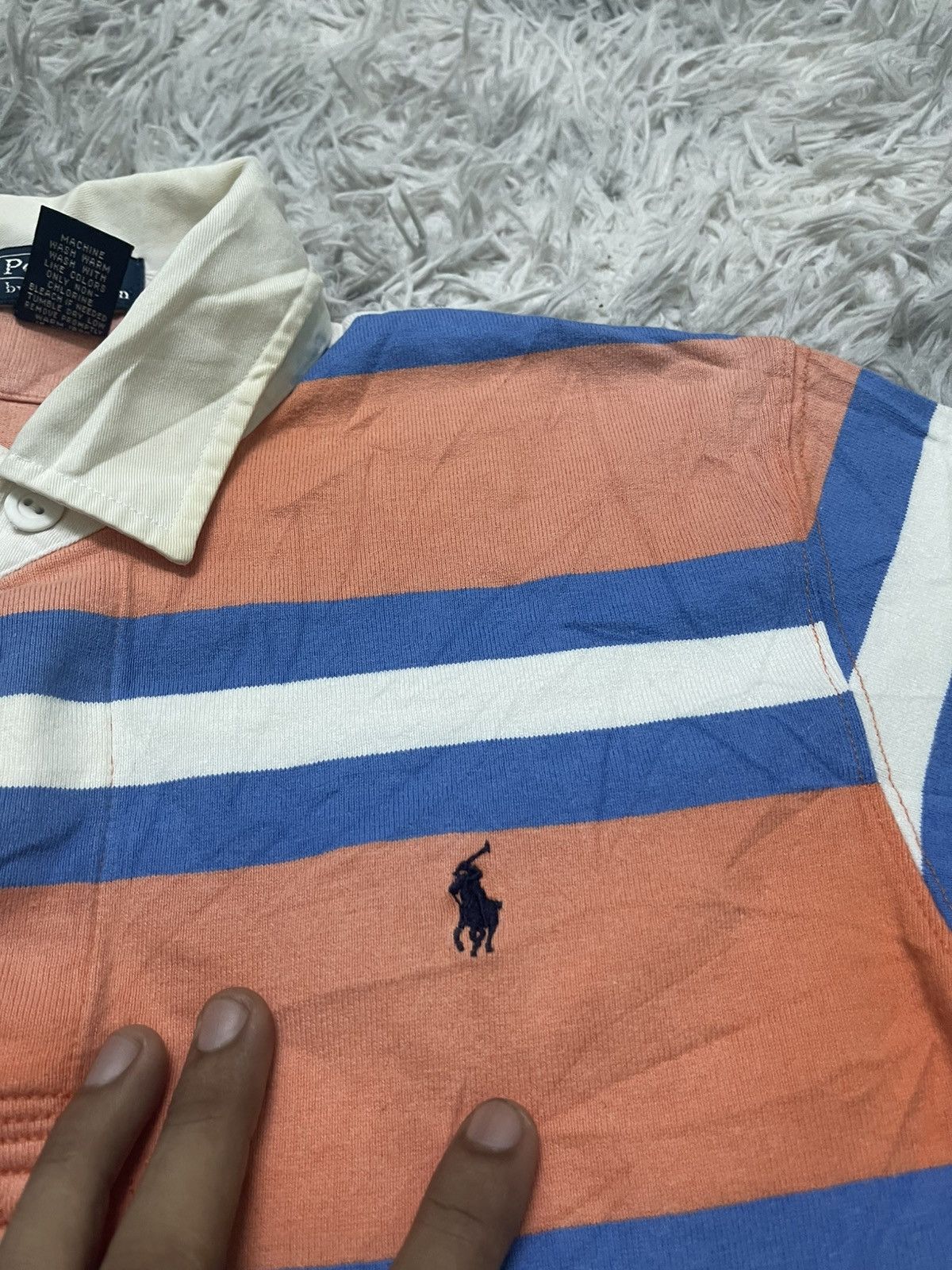 Polo Ralph Lauren 2000s POLO BY RALPH LAUREN STRIPES POLO SHIRT Size US S / EU 44-46 / 1 - 6 Thumbnail
