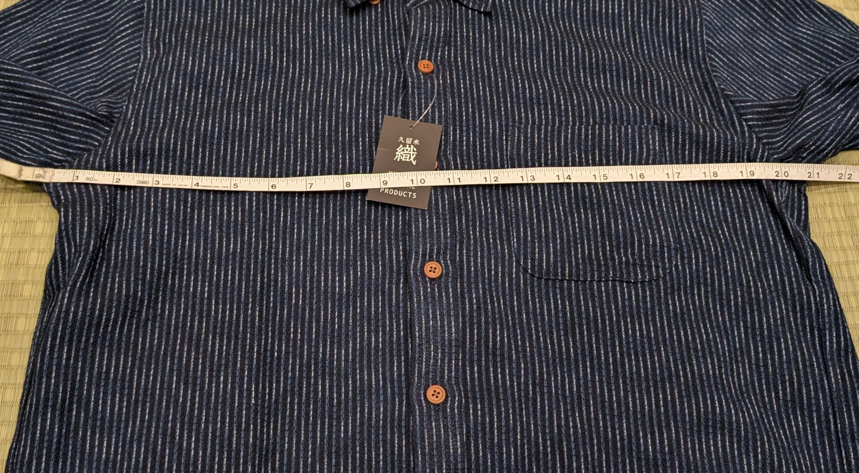 Other NWT WataNoSato by Kurime Texture Products 100% Cotton Shirt Size US L / EU 52-54 / 3 - 6 Thumbnail