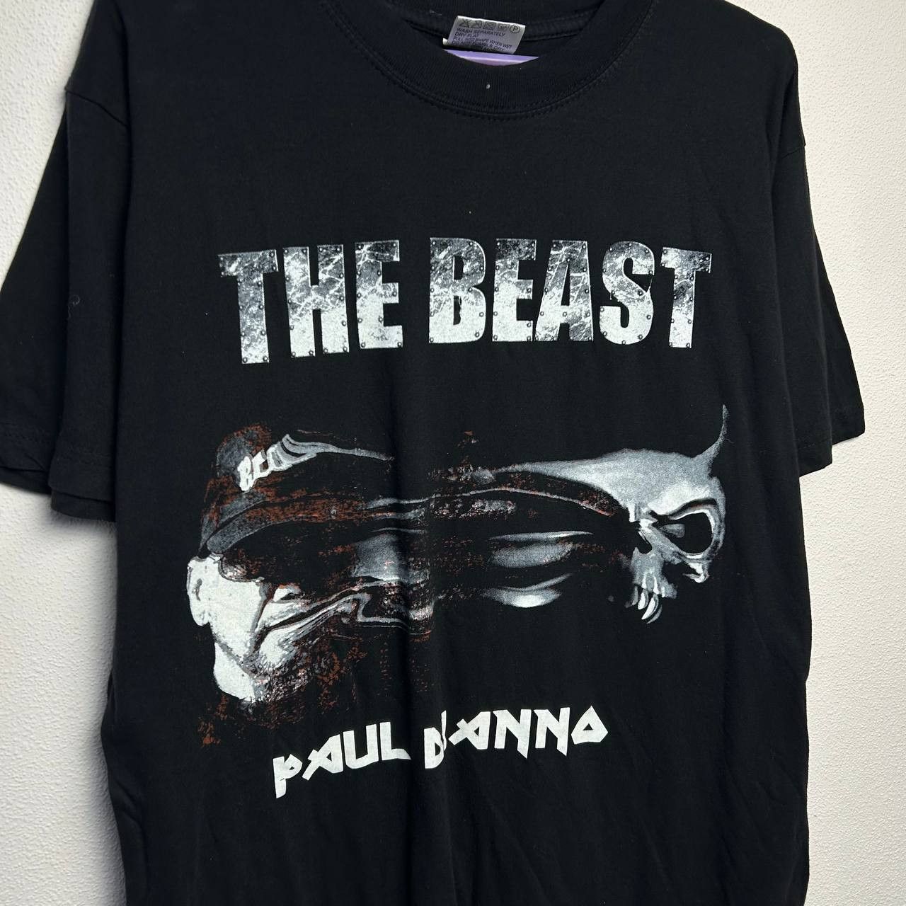 Band Tees Vintage Paul Dianno The Beast Iron Maiden 1990 band tee Size US M / EU 48-50 / 2 - 2 Thumbnail