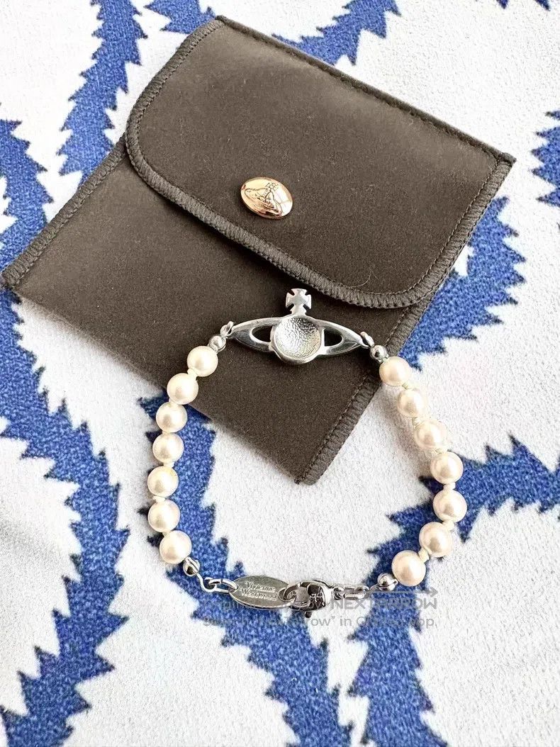 Vivienne Westwood Vivienne Westwood Vintage Old Style Pearl Saturn Bracelet Size ONE SIZE - 4 Thumbnail