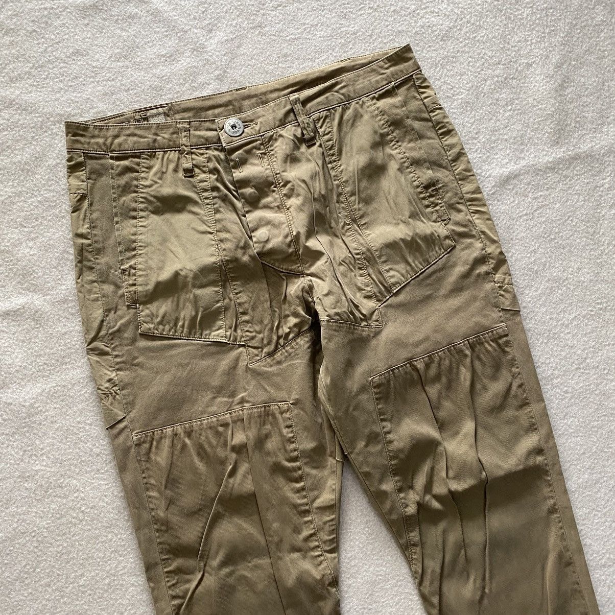 Japanese Brand × Marithe + Francois Girbaud Marithe Francois Girbaud Patchwork Double Knee Pants w34 Size US 34 / EU 50 - 2 Thumbnail