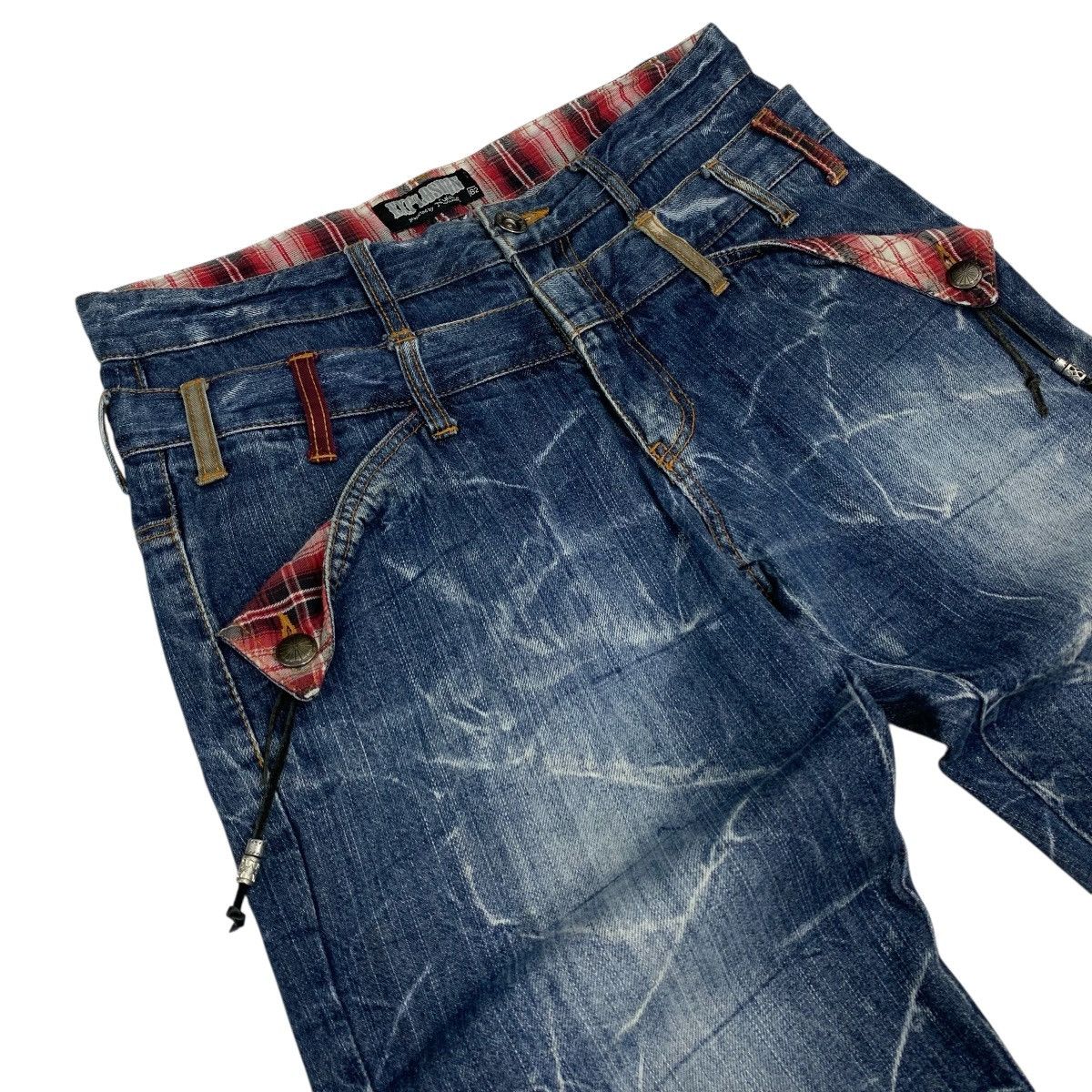 Japanese Brand DOUBLE WAIST VINTAGE EXPLOSION BY NYIAUS CLOTHING Size US 32 / EU 48 - 2 Thumbnail