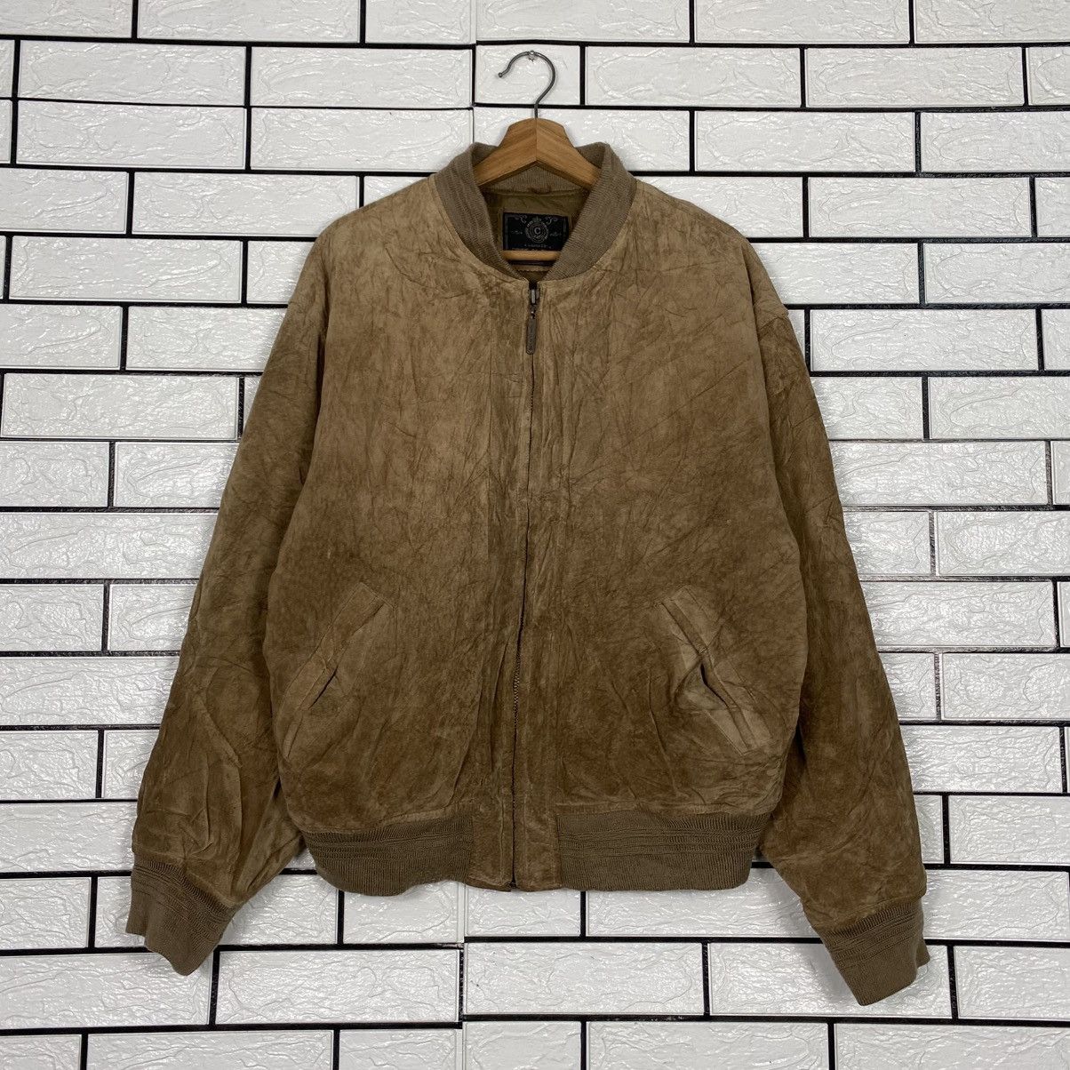 Japanese Brand 📌Vintage Genuine Leather Jacket Comme Ca Ism Big Logo Size US M / EU 48-50 / 2 - 3 Thumbnail