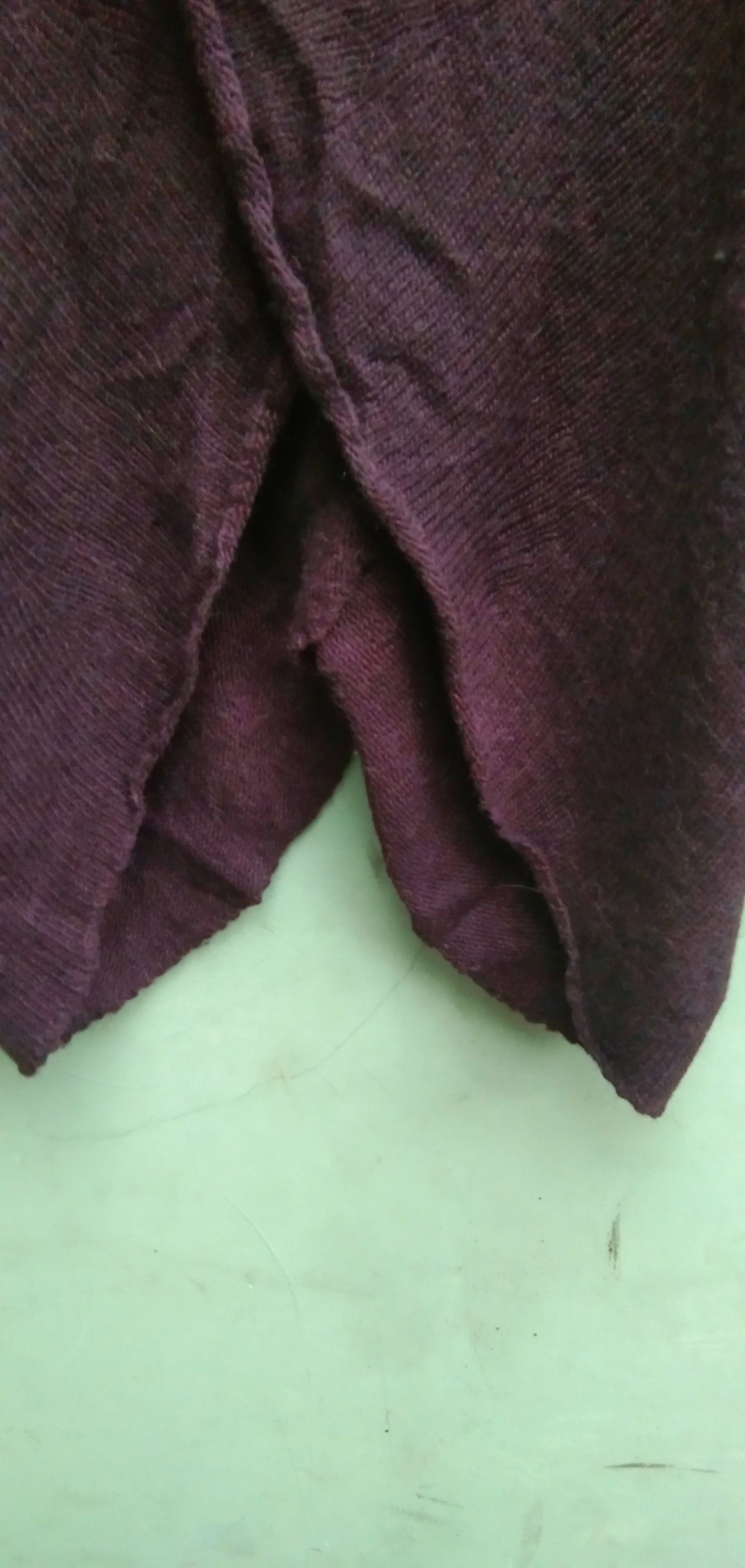 Designer × Issey Miyake Plantation purple wool tops blouse Size M / US 6-8 / IT 42-44 - 3 Thumbnail