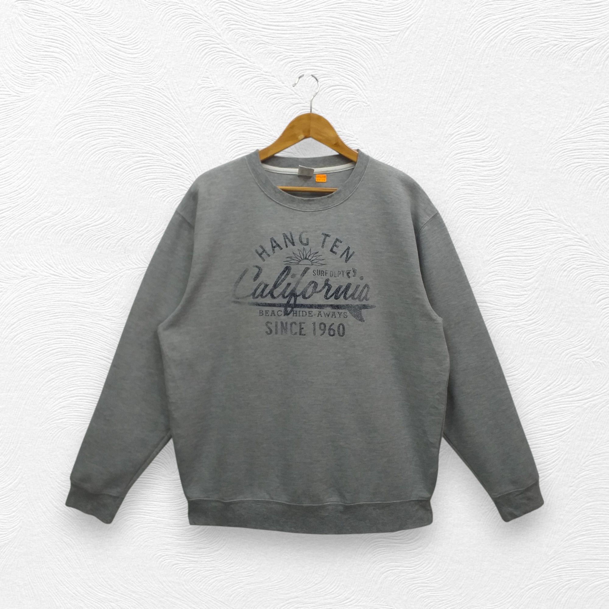 Hang Ten Vintage Hang Ten California Sweatshirt -SW014 Size US L / EU 52-54 / 3 - 1 Thumbnail