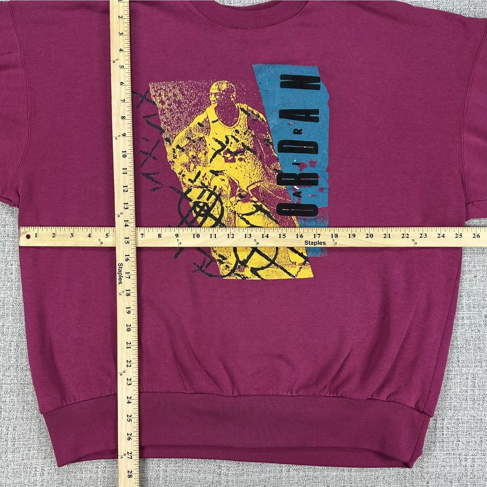 Nike Vintage Nike Jordan Sweatshirt XL Basketball 90s Silver Tag Size US XL / EU 56 / 4 - 3 Thumbnail