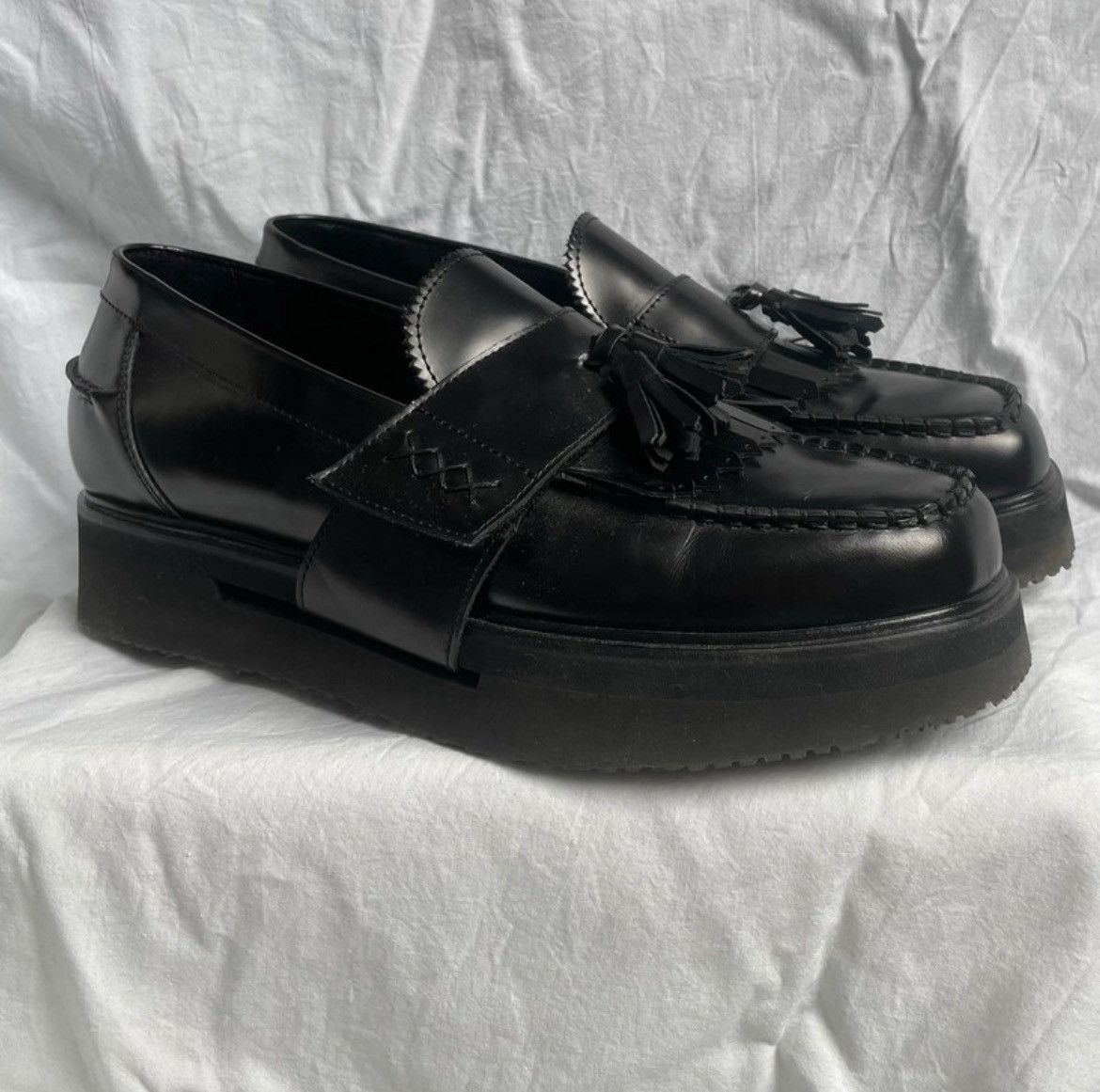 Dirk Bikkembergs Dirk Bikkembergs Tassel Loafers Size US 10 / EU 43 - 1 Thumbnail