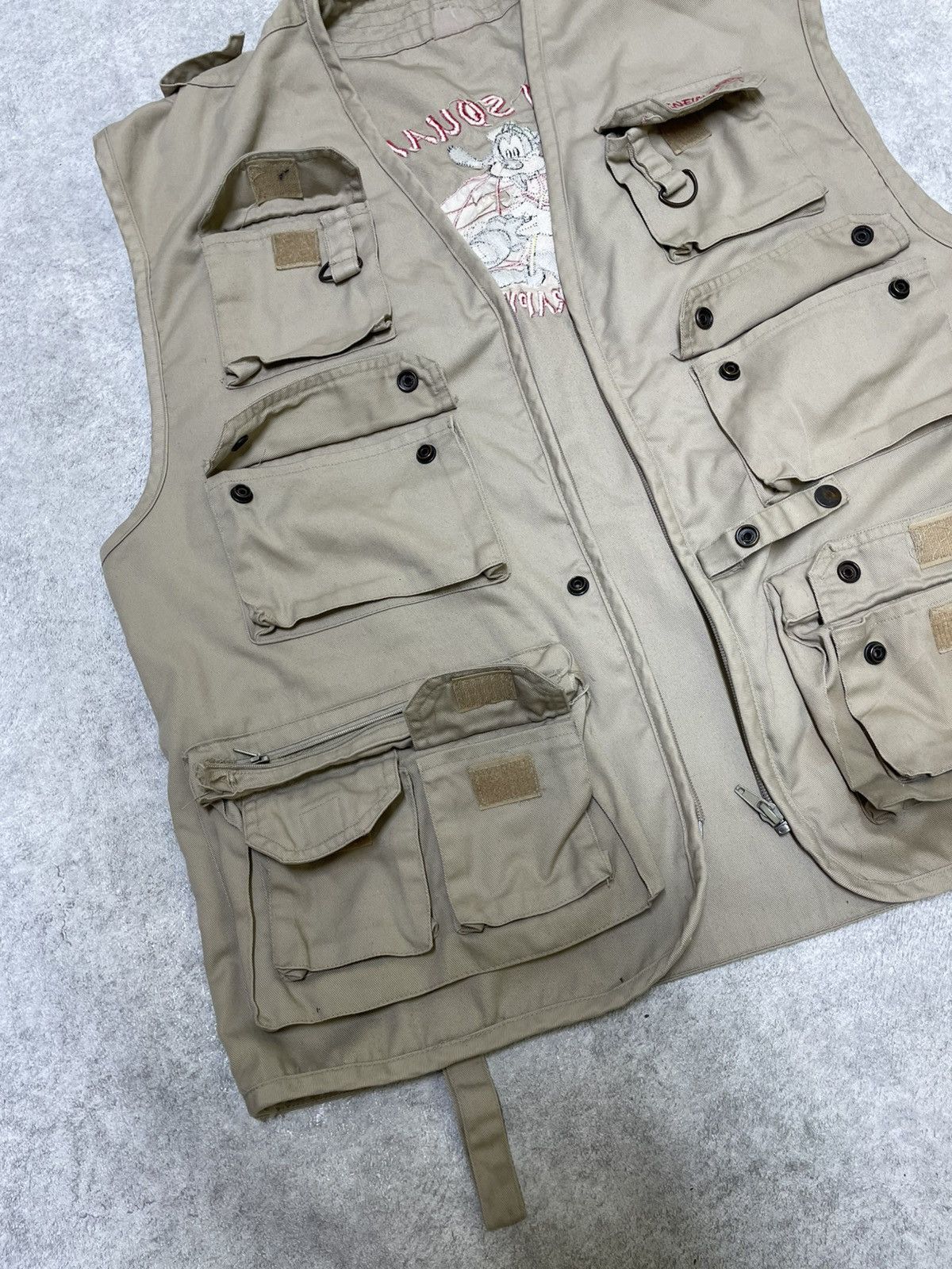 Disney × Iceberg Disney Multipocket Vest Streetwear Style 1998s Size US L / EU 52-54 / 3 - 4 Thumbnail