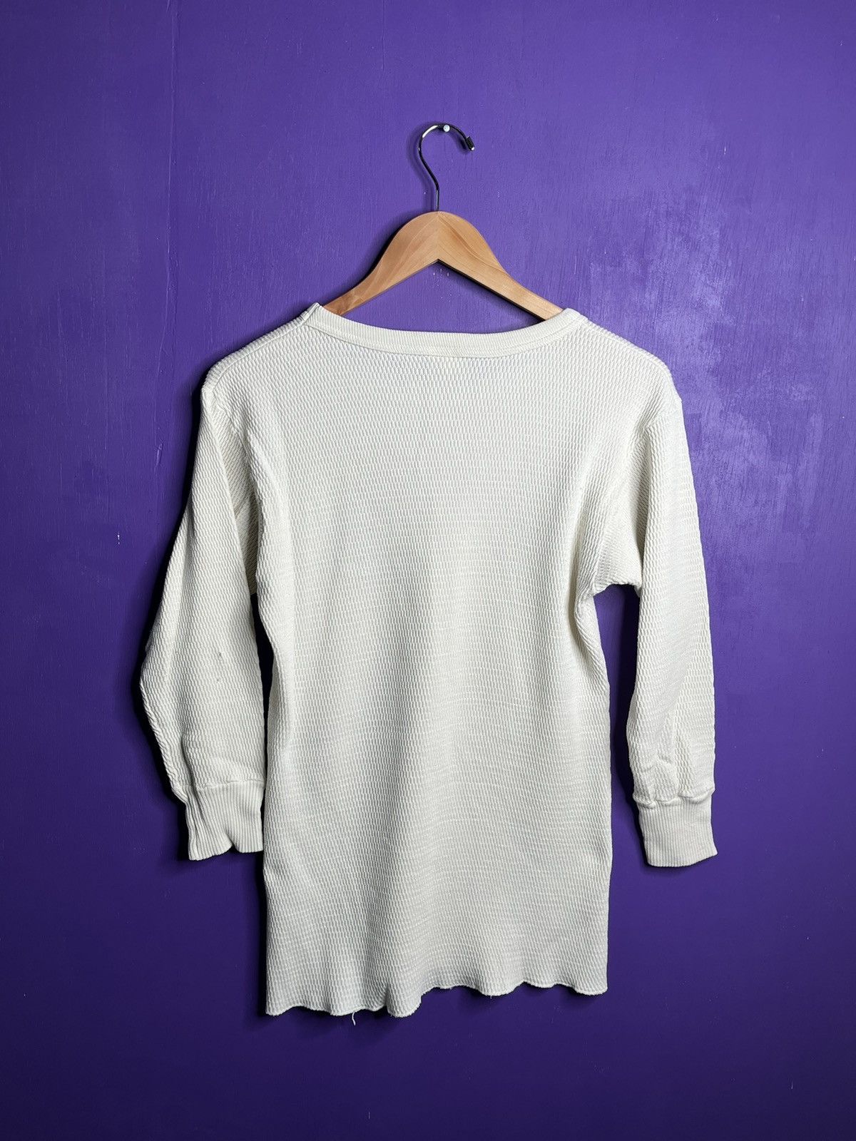 Hanes × Vintage Vintage 60s Hanes thermal long-sleeve t-shirt Size US M / EU 48-50 / 2 - 2 Thumbnail