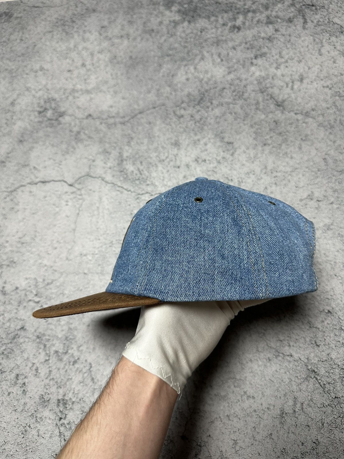 Mickey Mouse Vintage Mickey Mouse Goofys Disney Denim Cap Size ONE SIZE - 4 Thumbnail