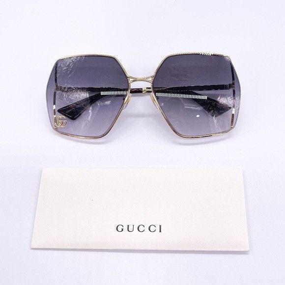 Gucci NEW GUCCI GG0817S 006 SQUARE WOMEN SUNGLASSES GUCCI GG0817S Size ONE SIZE - 9 Thumbnail