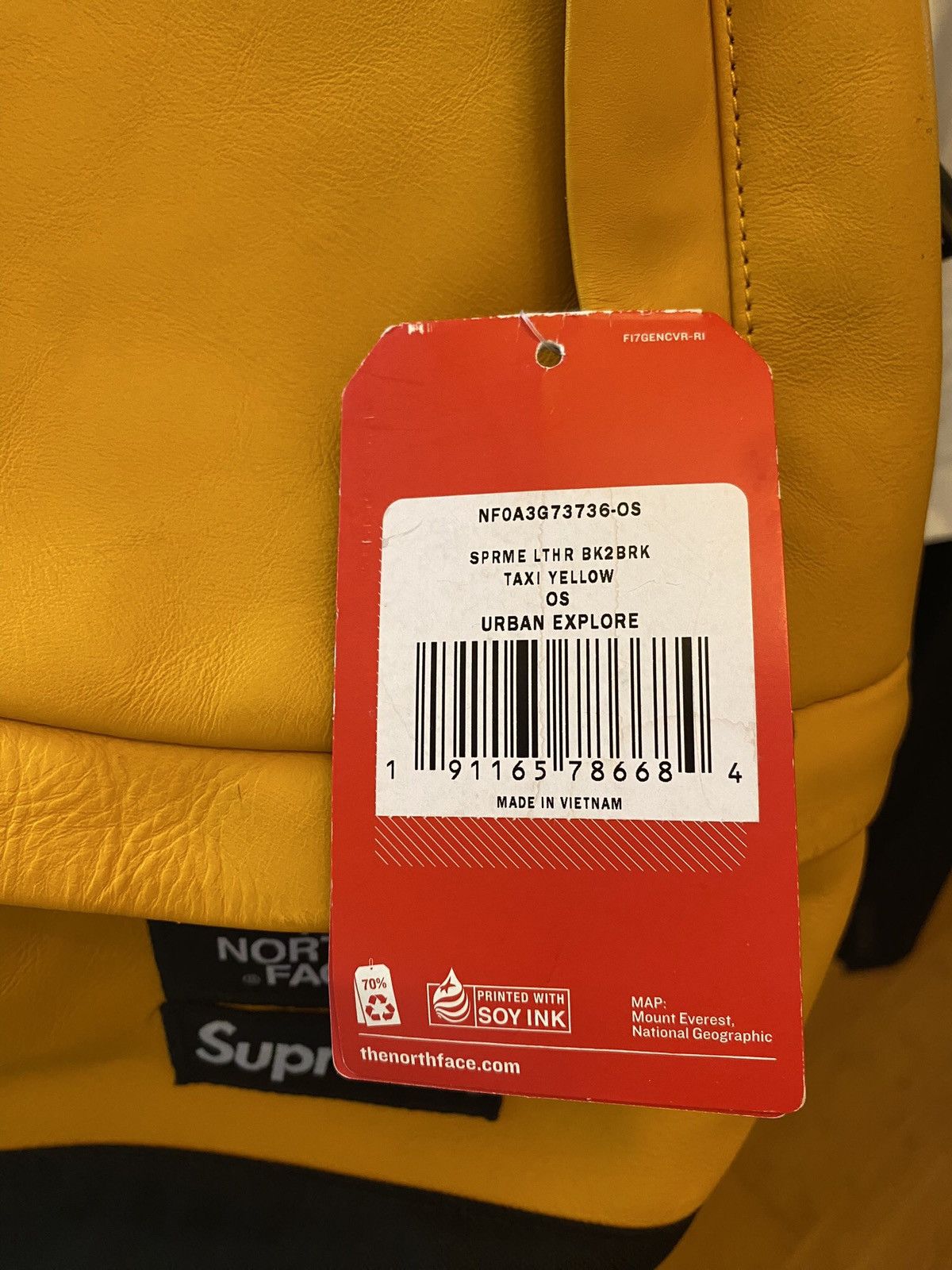 The North Face 2017 Leather Collab Backpack Size ONE SIZE - 2 Thumbnail