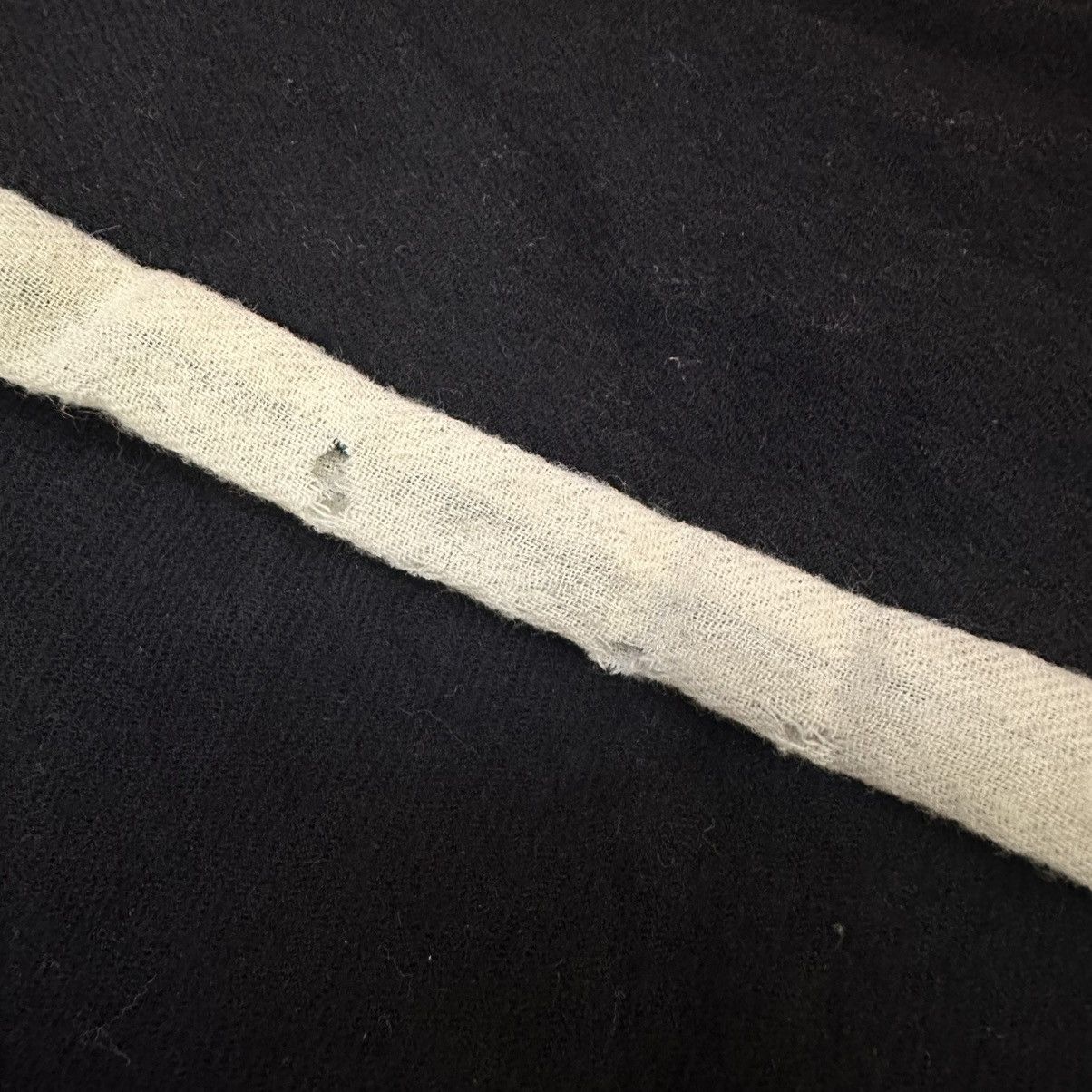 Ann Demeulemeester Ann Demeulemeester Jane Wool Scarf Black Off White Size ONE SIZE - 11 Thumbnail