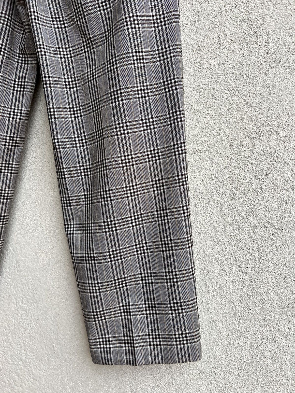 Vintage 90s Christian Dior Sports Checks Wool Trouser Pant