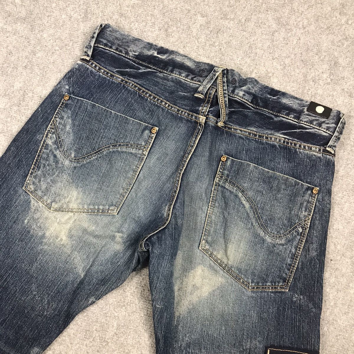 Japanese Brand BAGGY JEANS BLUE WAY JAPAN DENIM PANTS Size US 32 / EU 48 - 11 Thumbnail