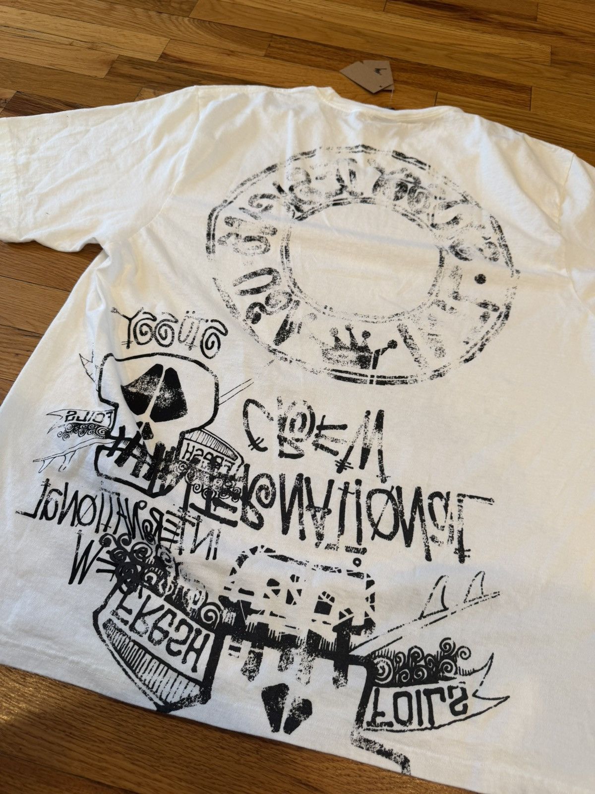 Stussy STUSSY SKULLS TEE PIGMENT DYED Size US L / EU 52-54 / 3 - 4 Thumbnail