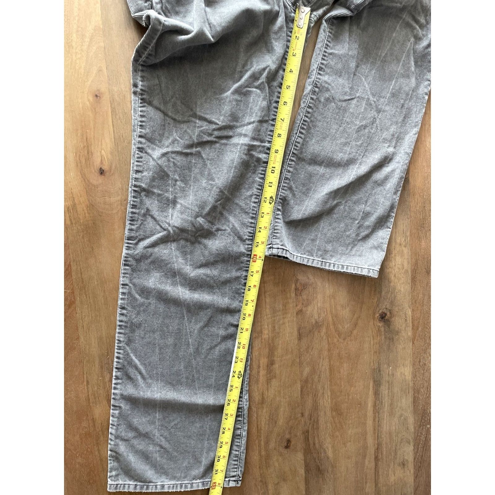 Ann Taylor Ann Taylor LOFT Slim Boot Corduroy Pants Womens Size 8 Gray 5-Pocket Design Jeans Moss? Size 30" / US 8 / IT 44 - 6 Thumbnail