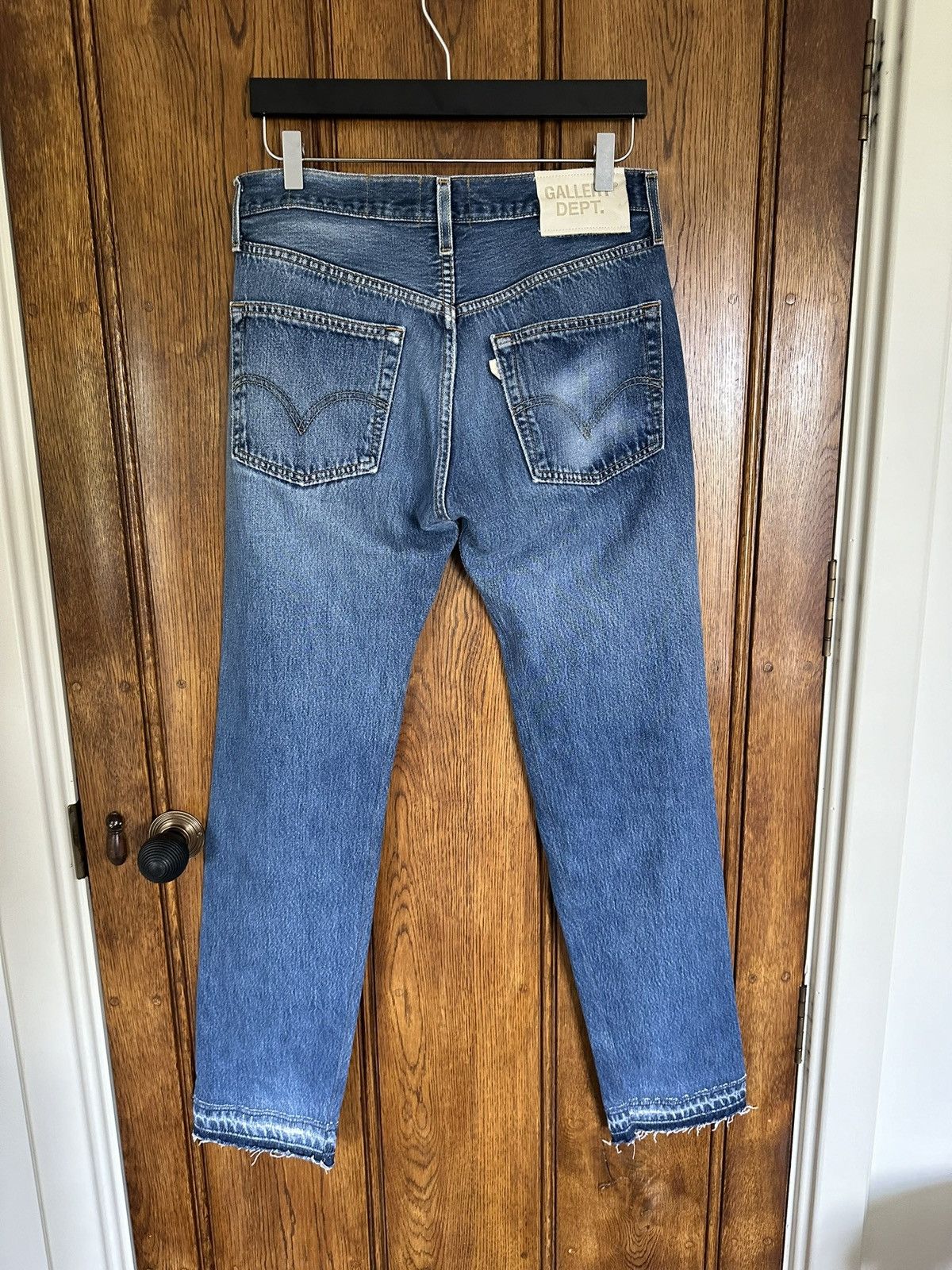 Gallery Dept. $535 Gallery Dept straight leg distressed jeans 30 x 32 Size US 30 / EU 46 - 15 Thumbnail
