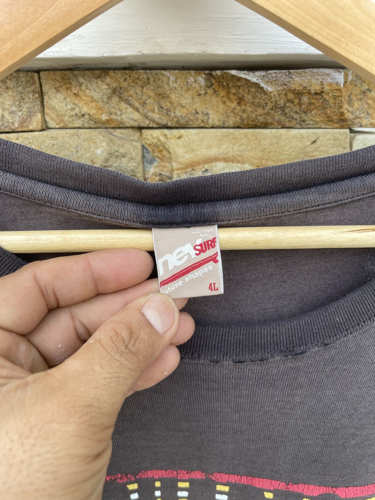 Sun Surf Last Drop🔥Vtg Nev Surf Boards THRASHED FADED Long Sleeve Size US XXL / EU 58 / 5 - 9 Thumbnail