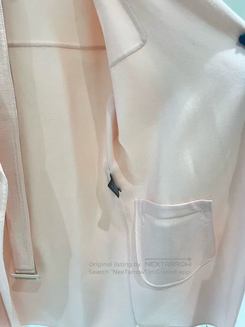 Loro Piana Loro Piana Pink Lightweight Overcoat Size XS / US 0-2 / IT 36-38 - 6 Thumbnail