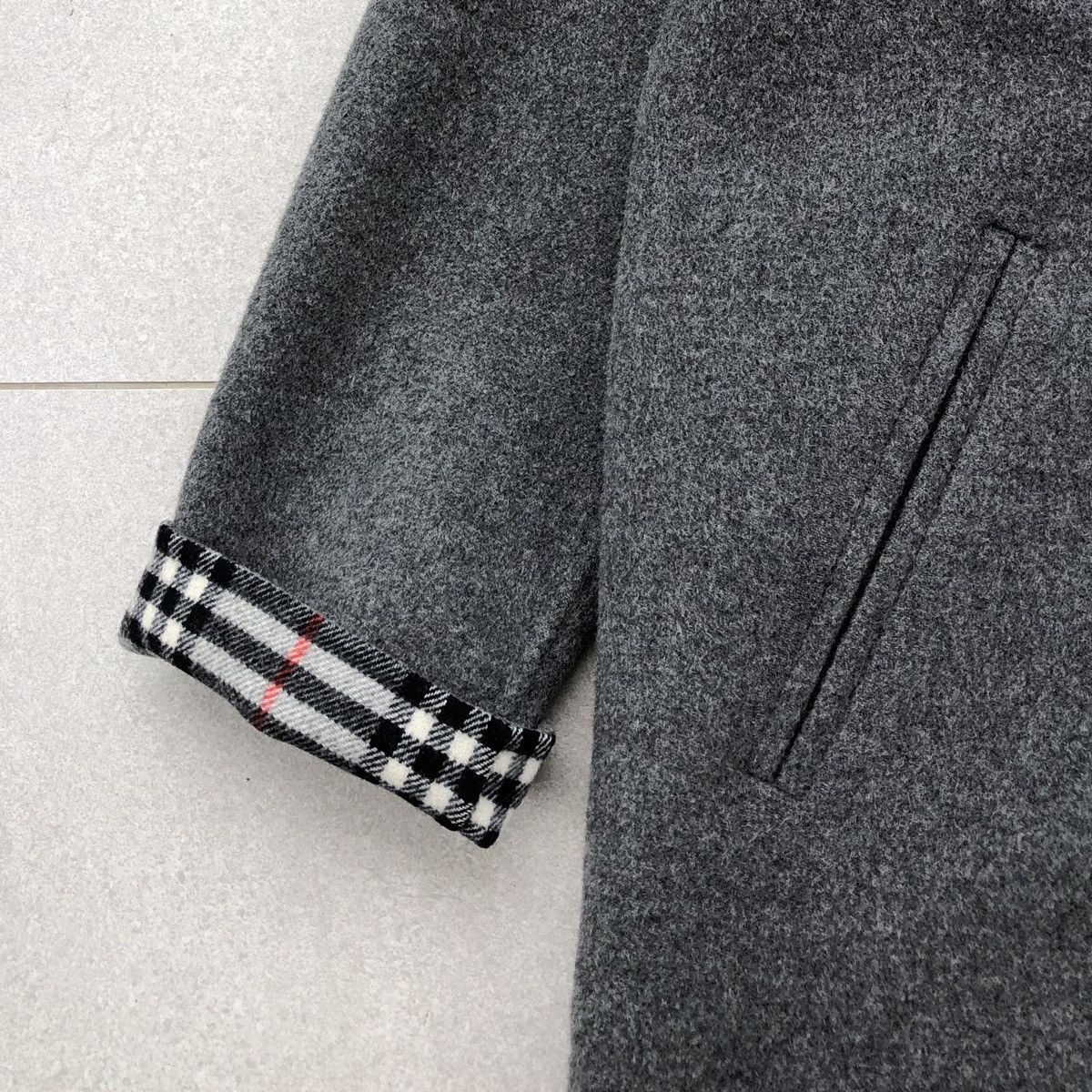 Burberry Prorsum Burberrys Prorsum Lined Novacheck Wool Trench Coat Size US M / EU 48-50 / 2 - 15 Thumbnail