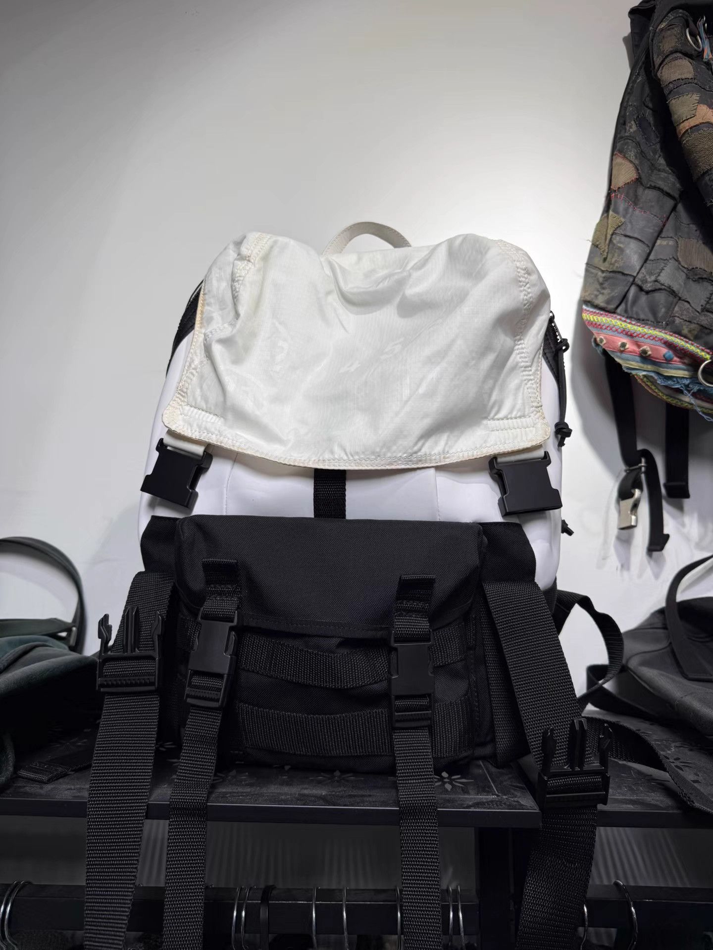 Maison Margiela Maison Margiela Color-Block Strap Backpack K20 Size ONE SIZE - 2 Thumbnail
