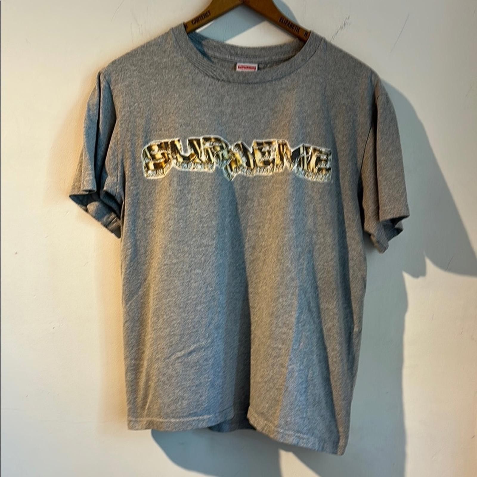 Supreme Supreme Heather Gray Tee with Graphic Size US S / EU 44-46 / 1 - 1 Thumbnail