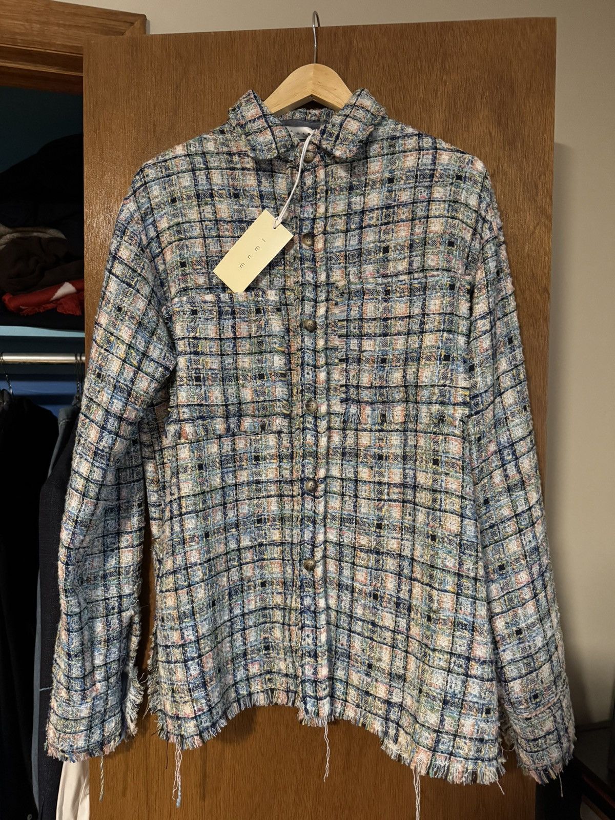 MNML mnml Oversized Raw Edge Flannel Size US S / EU 44-46 / 1 - 4 Thumbnail