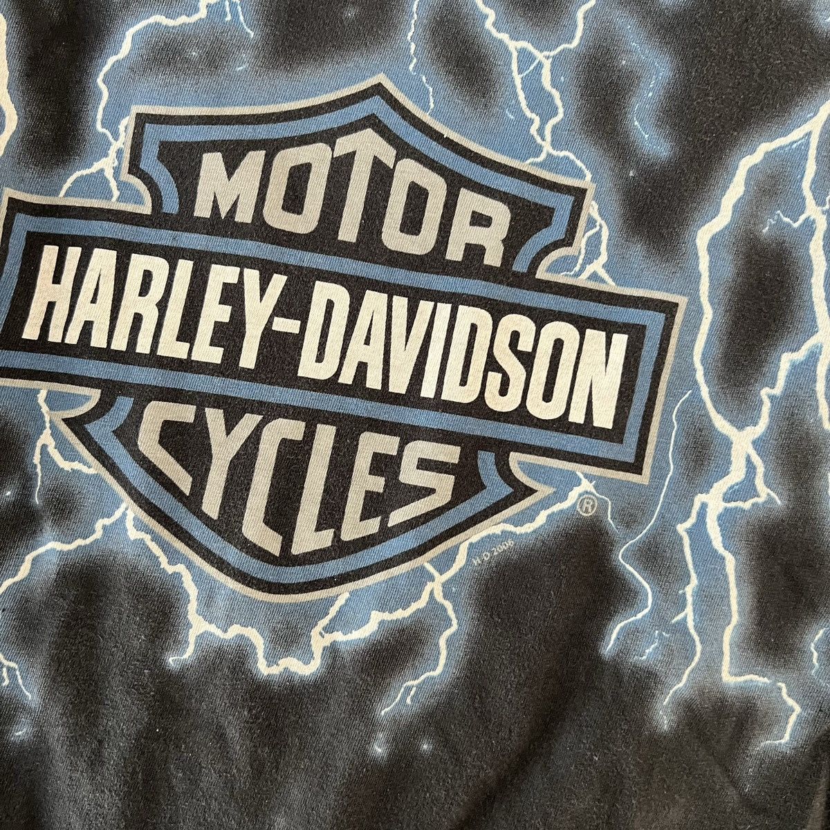 Vintage Vintage Harley Davidson Lightning shirt rare Size US L / EU 52-54 / 3 - 6 Thumbnail