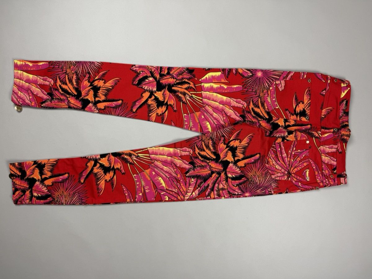 Versace Versace H&M Ladies Floral Pattern Ankle Zip Jeans Pants Size 28" / US 6 / IT 42 - 19 Thumbnail