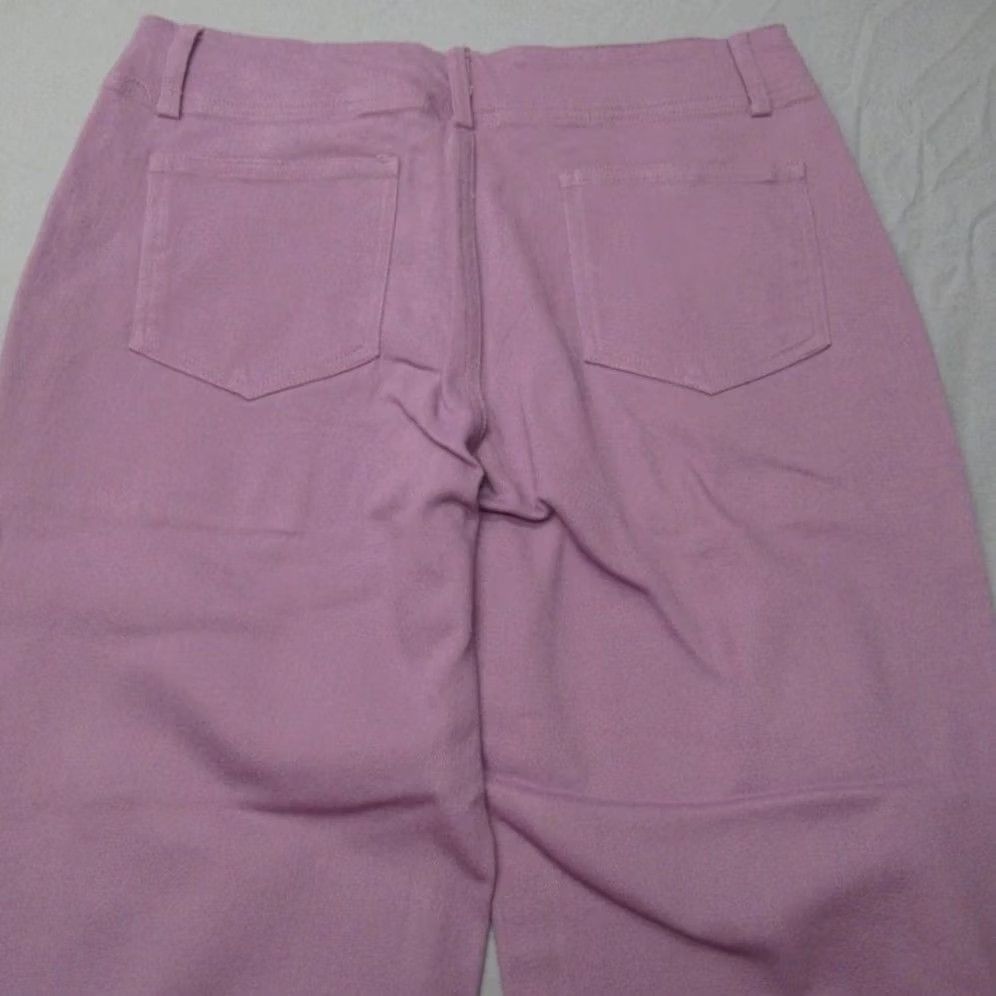 Vintage Flamingas Pants Womens Medium Purple 29x32 Baggy Wide Leg Stretch Square Pockets Size 32" / US 10 / IT 46 - 6 Thumbnail