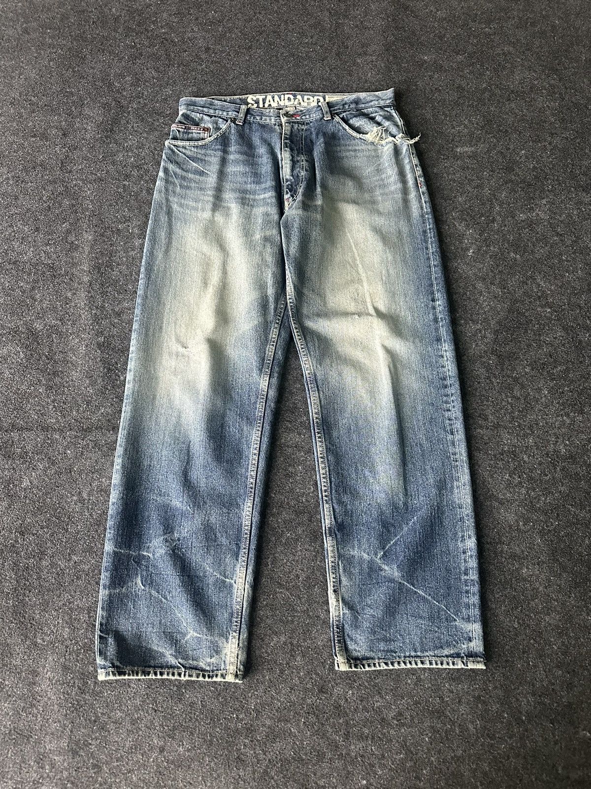 JNCO Baggy Scanner Fundamental Japan Denim 34x30 D226 Size US 34 / EU 50 - 1 Thumbnail