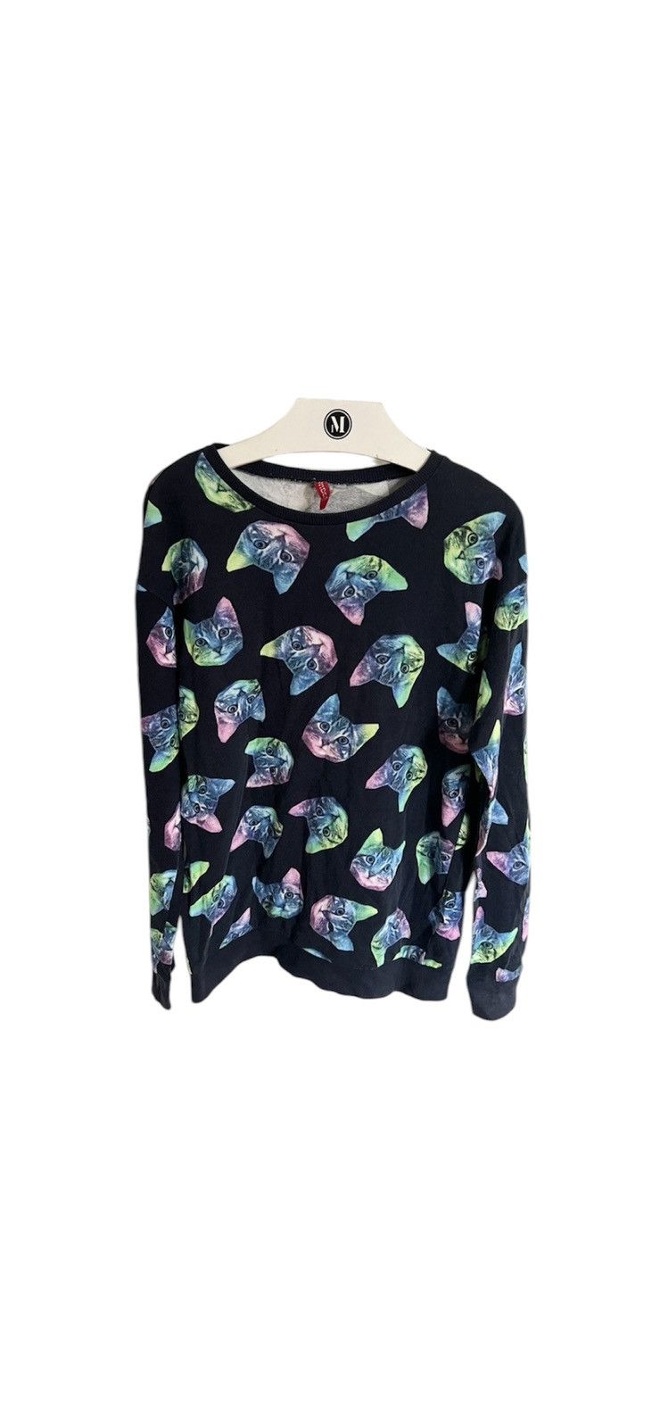 Other 2010 swag era sweatshirt tumblr cats psychedelic acidic Size XS / US 0-2 / IT 36-38 - 1 Thumbnail