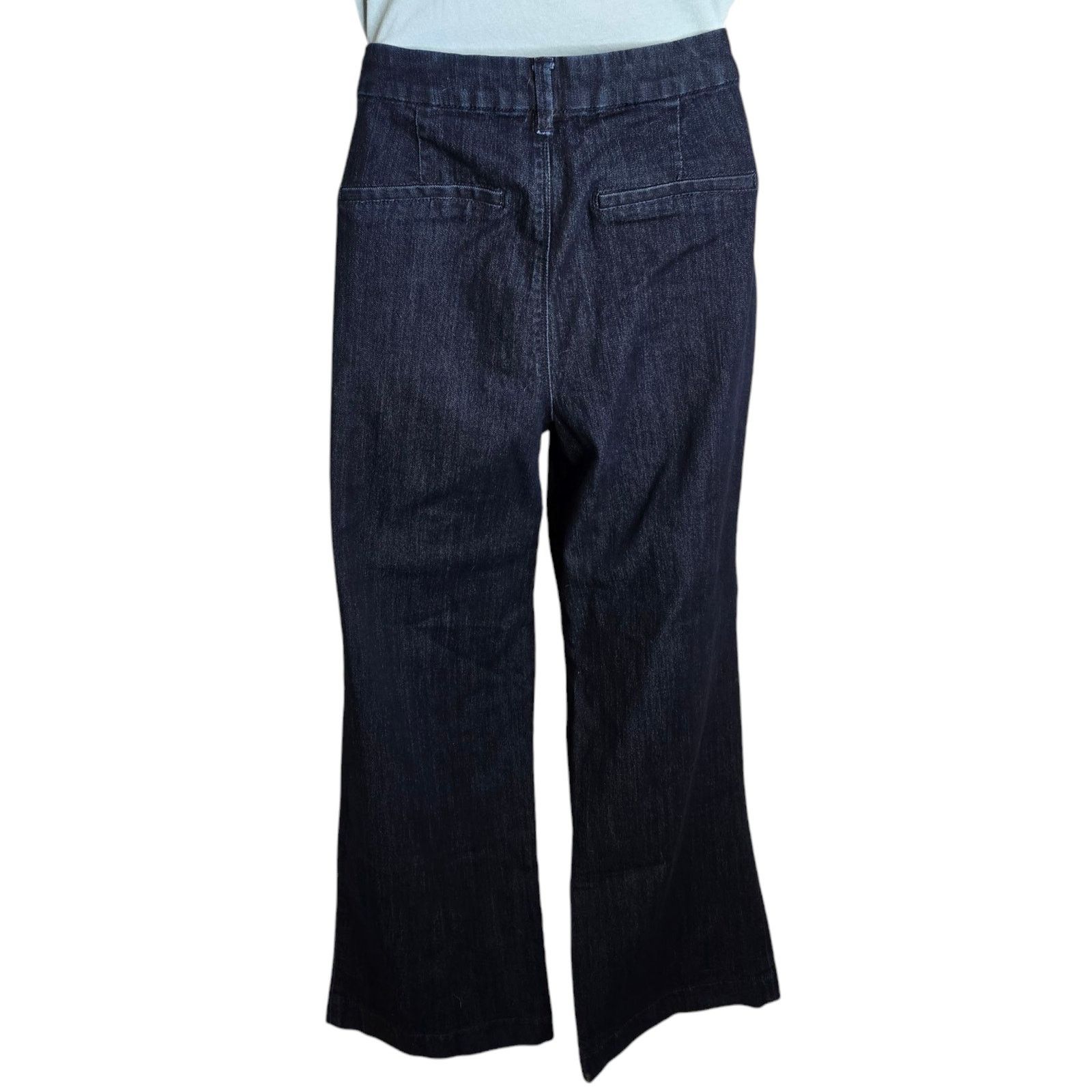 Chicos Chicos Womens Blue Pants Medium Size 8 Short So Slimming Size 30" / US 8 / IT 44 - 4 Thumbnail