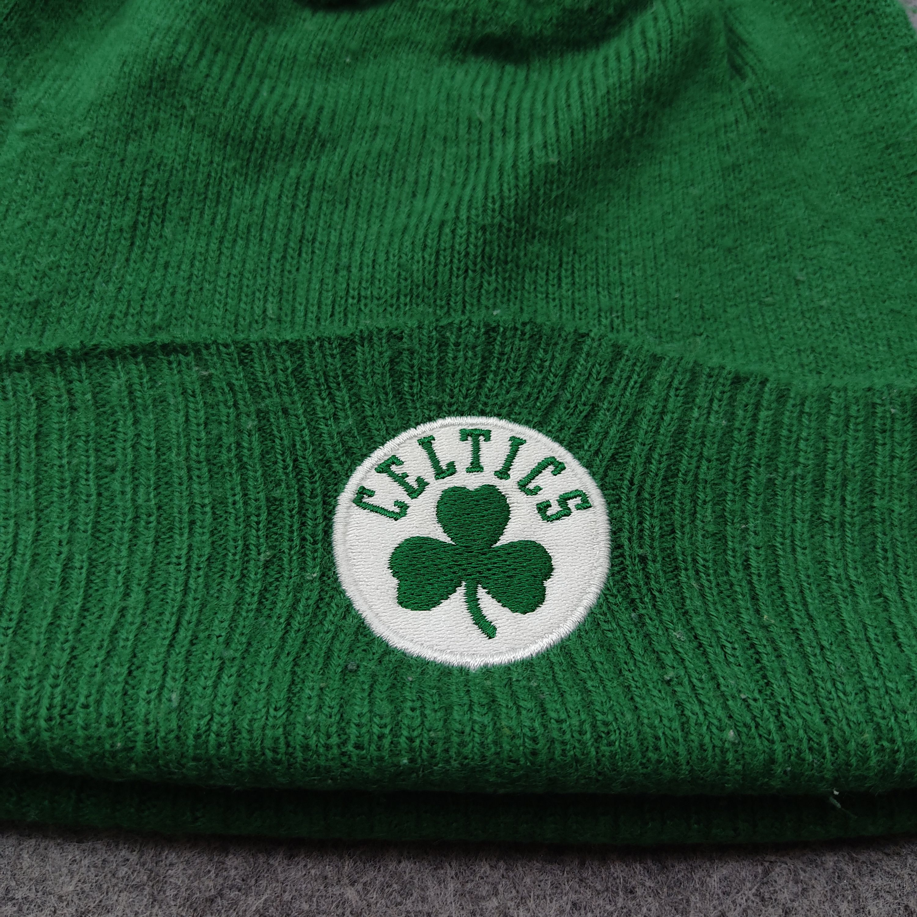 Adidas × NBA × Vintage NBA Boston Celtics by Adidas Beanie / Snow Hat / Snow Cap Size ONE SIZE - 2 Thumbnail