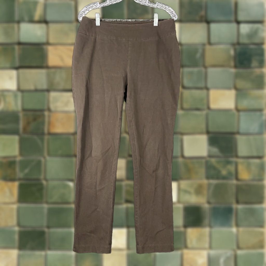 Vintage Chico's Pants Women 0.5 Brown Slimming Skinny Ankle Size 25" / US 0 / IT 36 - 1 Thumbnail